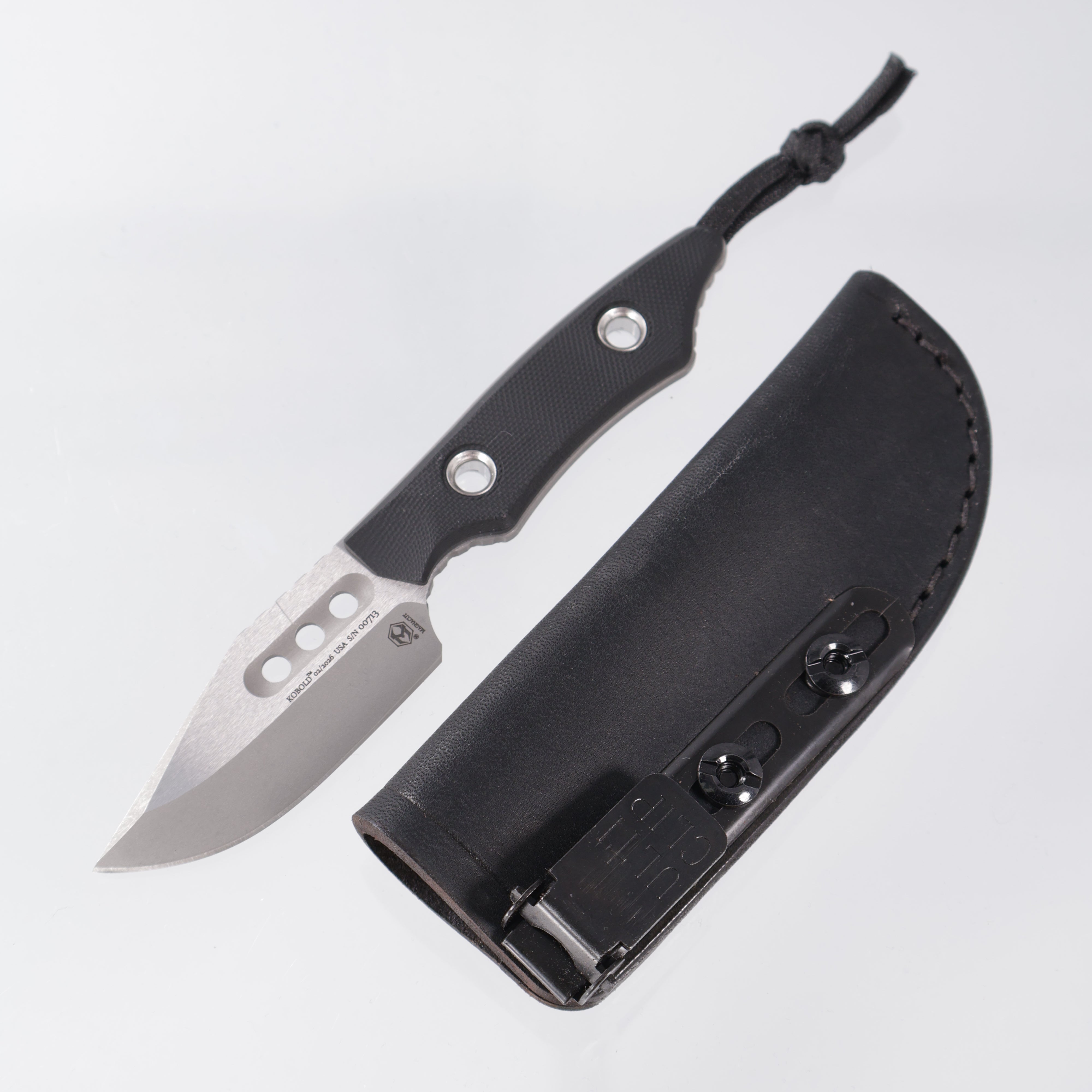 Heretic Kobold - Black G10 - Battleworn Magnacut - H065-5A-BLK-G10