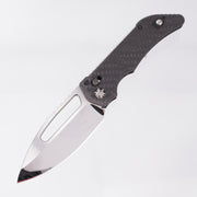 Heretic Koschei Prototype Custom - High Polish M390 - Carbon Fiber Scales w/ Stainless Steel Chassis