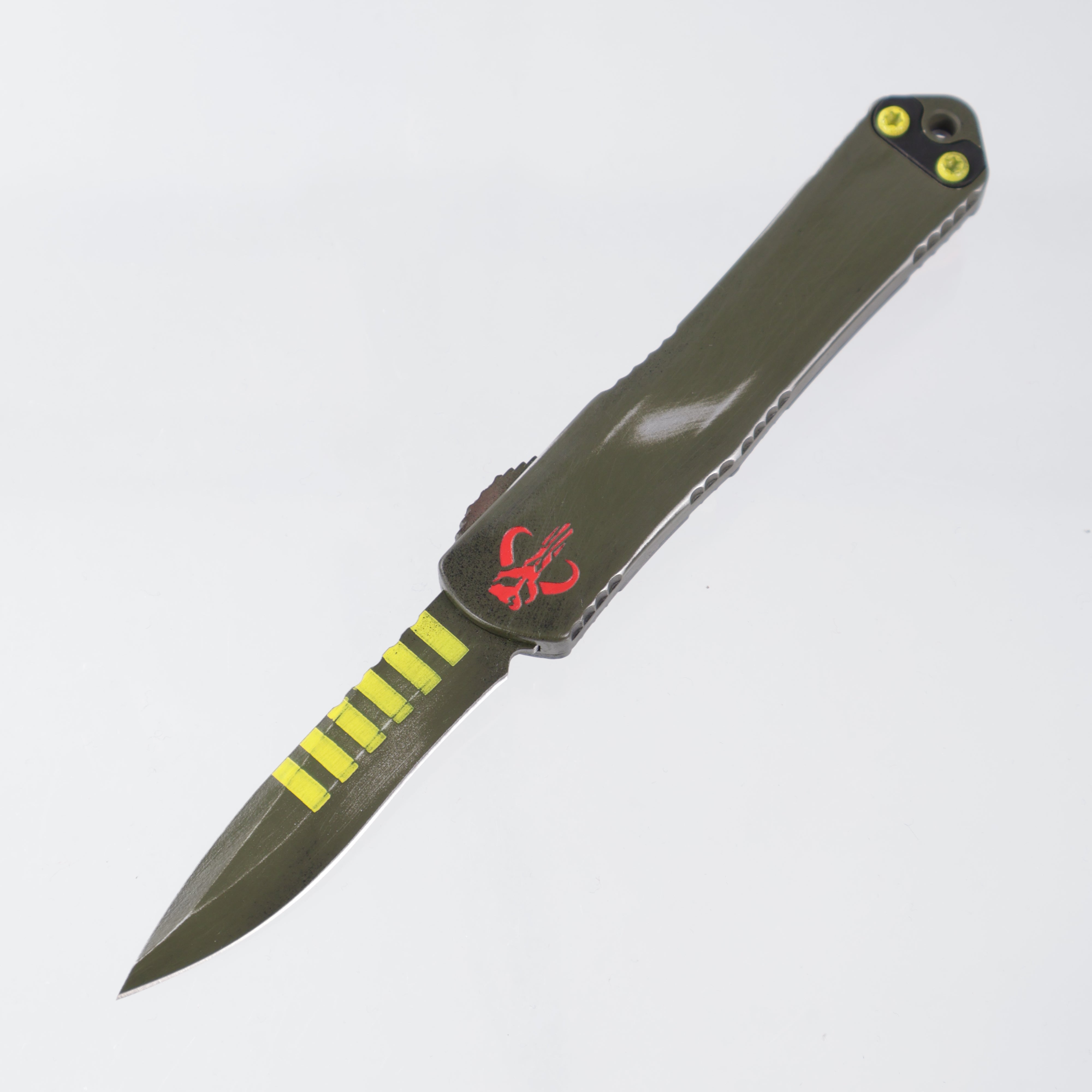 Heretic Manticore S Recurve - Bounty Hunter Cerakote w/ Boba Fett CamoCarbon Backplate - Cerakote Magnacut - H025-A-BOUNTY