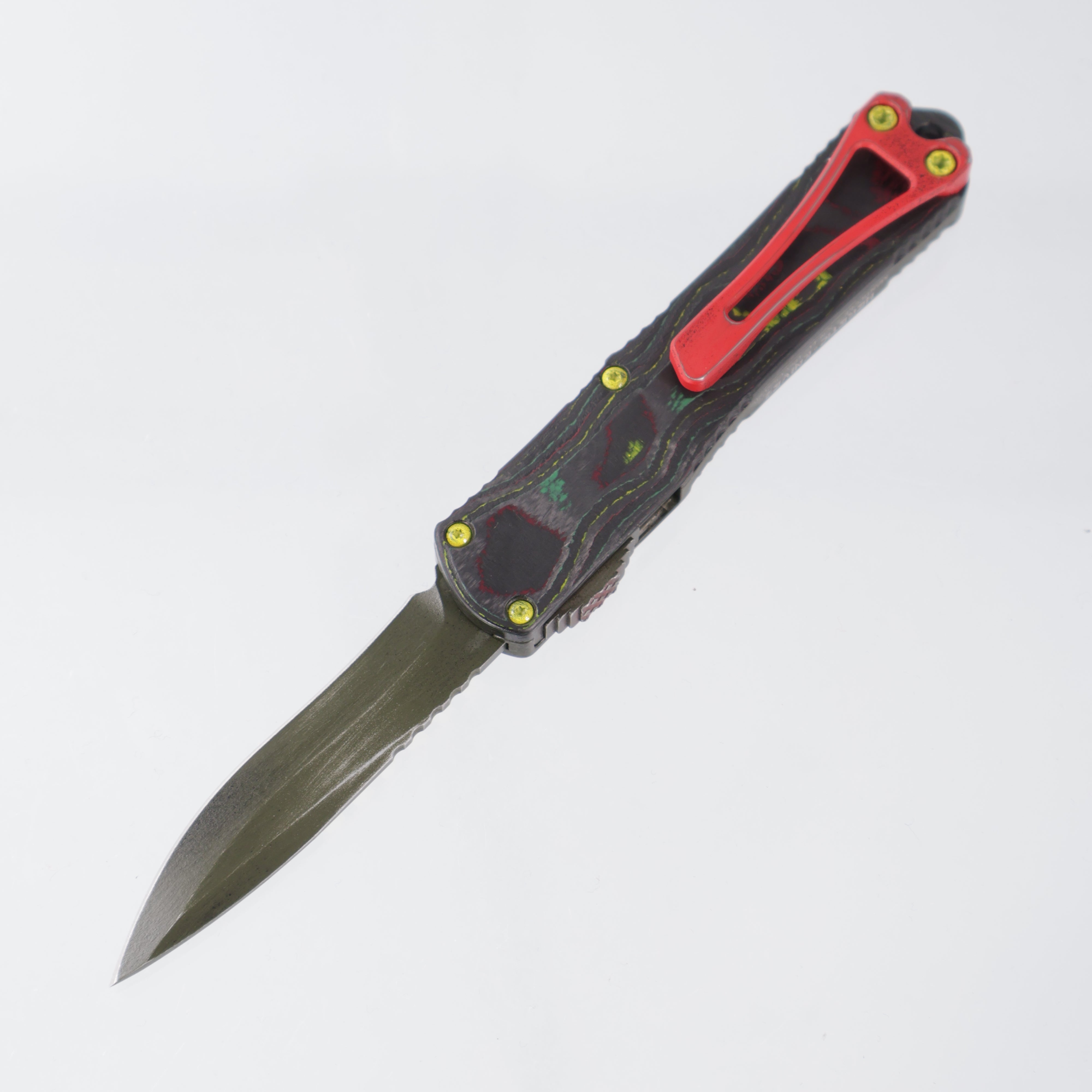 Heretic Manticore S Recurve - Bounty Hunter Cerakote w/ Boba Fett CamoCarbon Backplate - Cerakote Magnacut - H025-A-BOUNTY