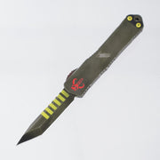 Heretic Manticore S Tanto - Bounty Hunter Cerakote w/ Boba Fett CamoCarbon Backplate - Cerakote Magnacut - H023-A-BOUNTY