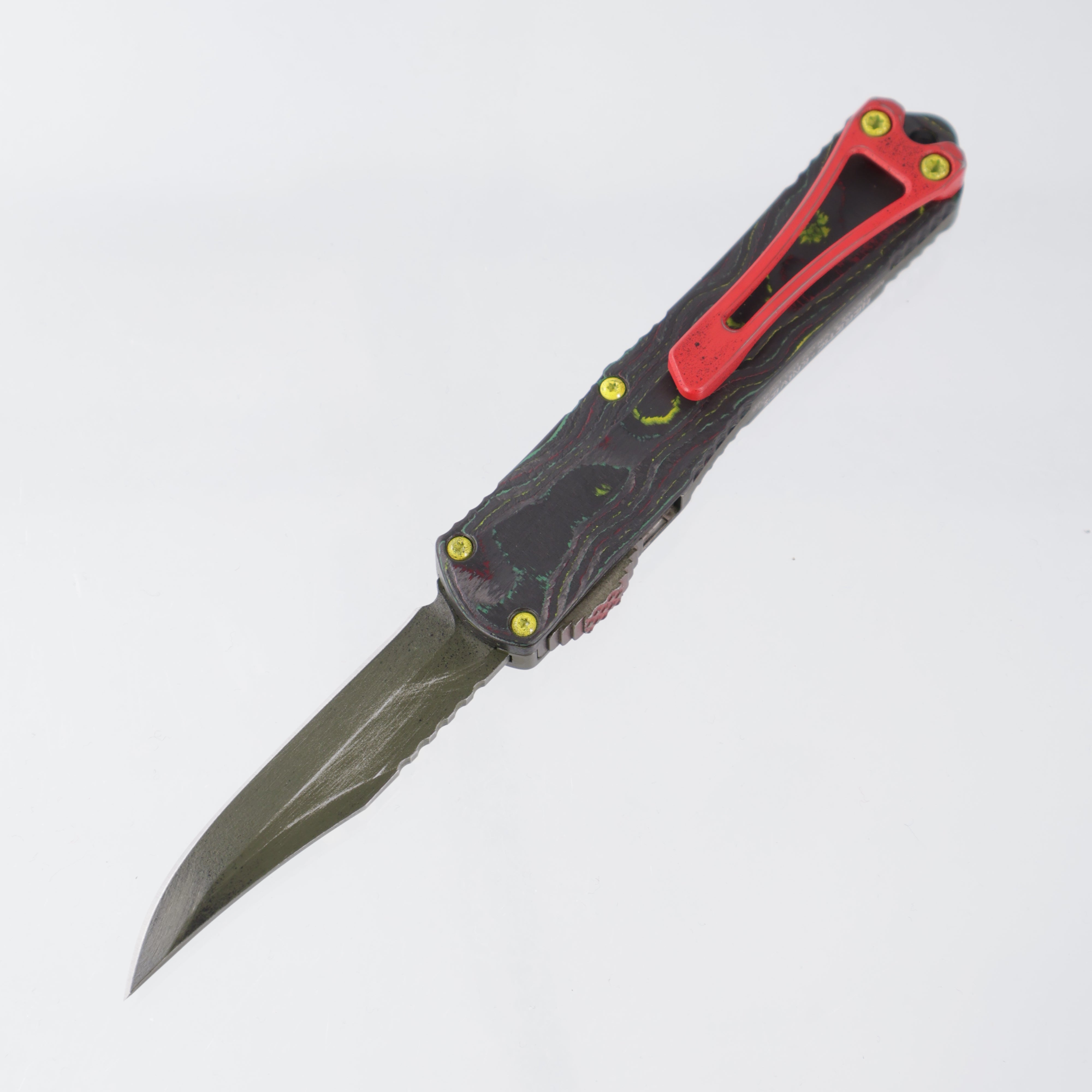 Heretic Manticore S Bowie - Bounty Hunter Cerakote w/ Boba Fett CamoCarbon Backplate - Cerakote Magnacut - H022B-A-BOUNTY
