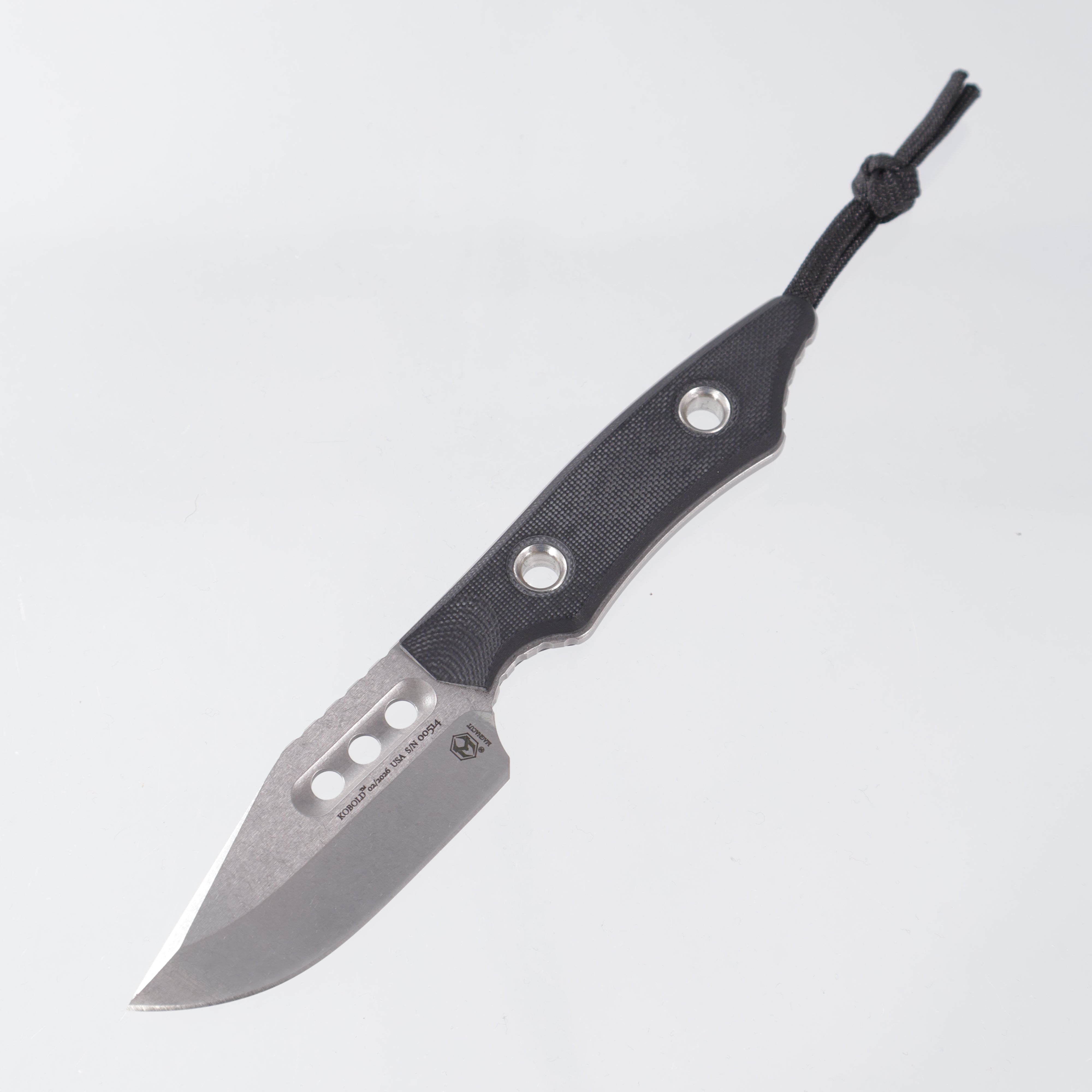 Heretic Kobold - Black G10 - Stonewash Magnacut - H065-2A-BLK-G10