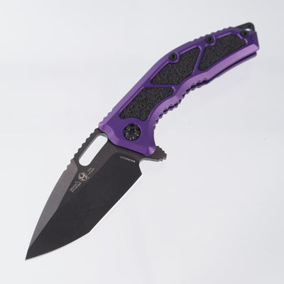 Heretic Medusa V3 Manual Tanto - Purple Aluminum - DLC Magnacut - H009-6A-PU