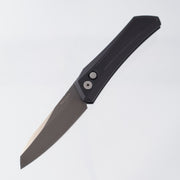 Pro-Tech Oligarch - Black Aluminum - Smoky Gray DLC Magnacut - DS121