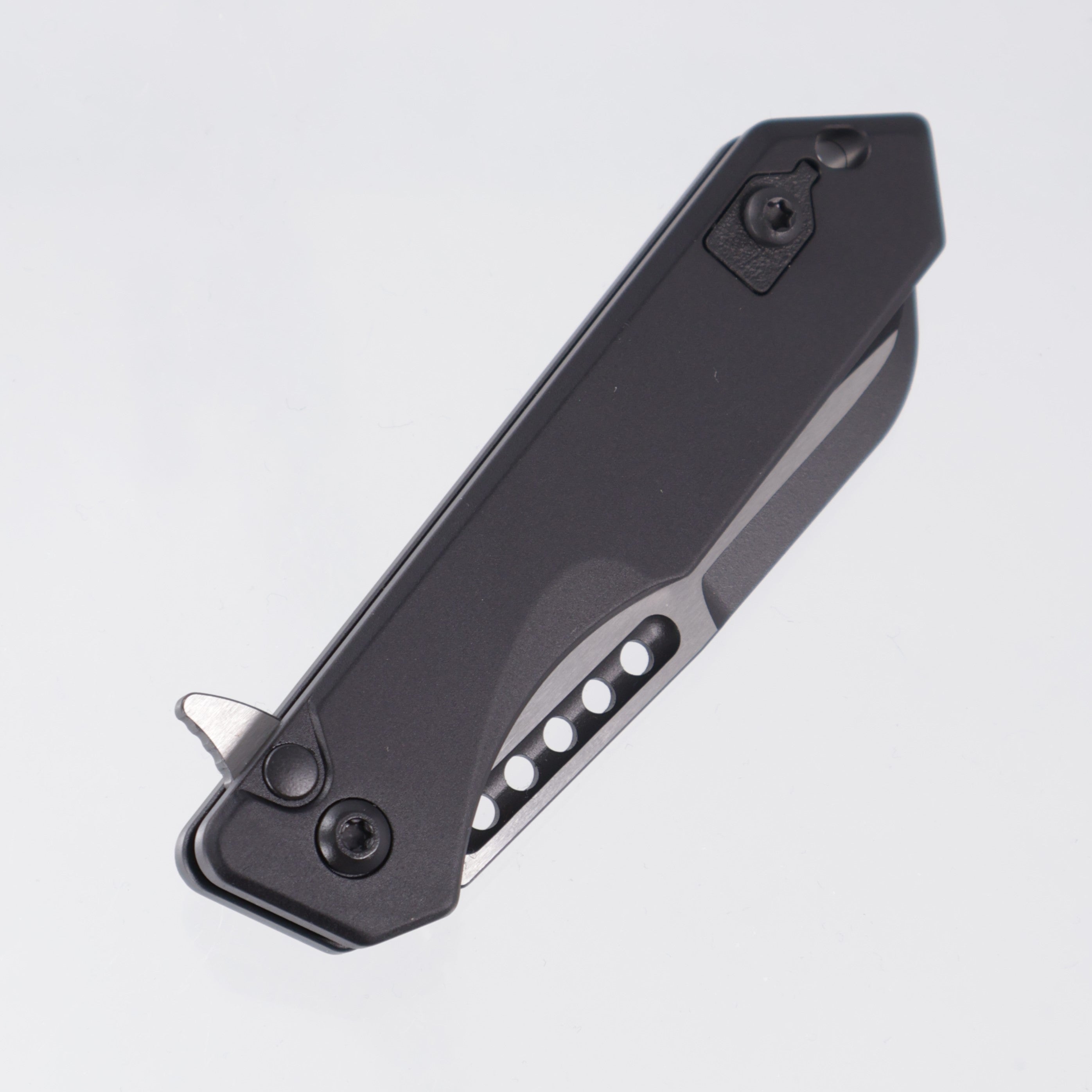 Heretic Jinn Manual - Black Aluminum - 2-Tone Tactical Magnacut - H213-10A-T