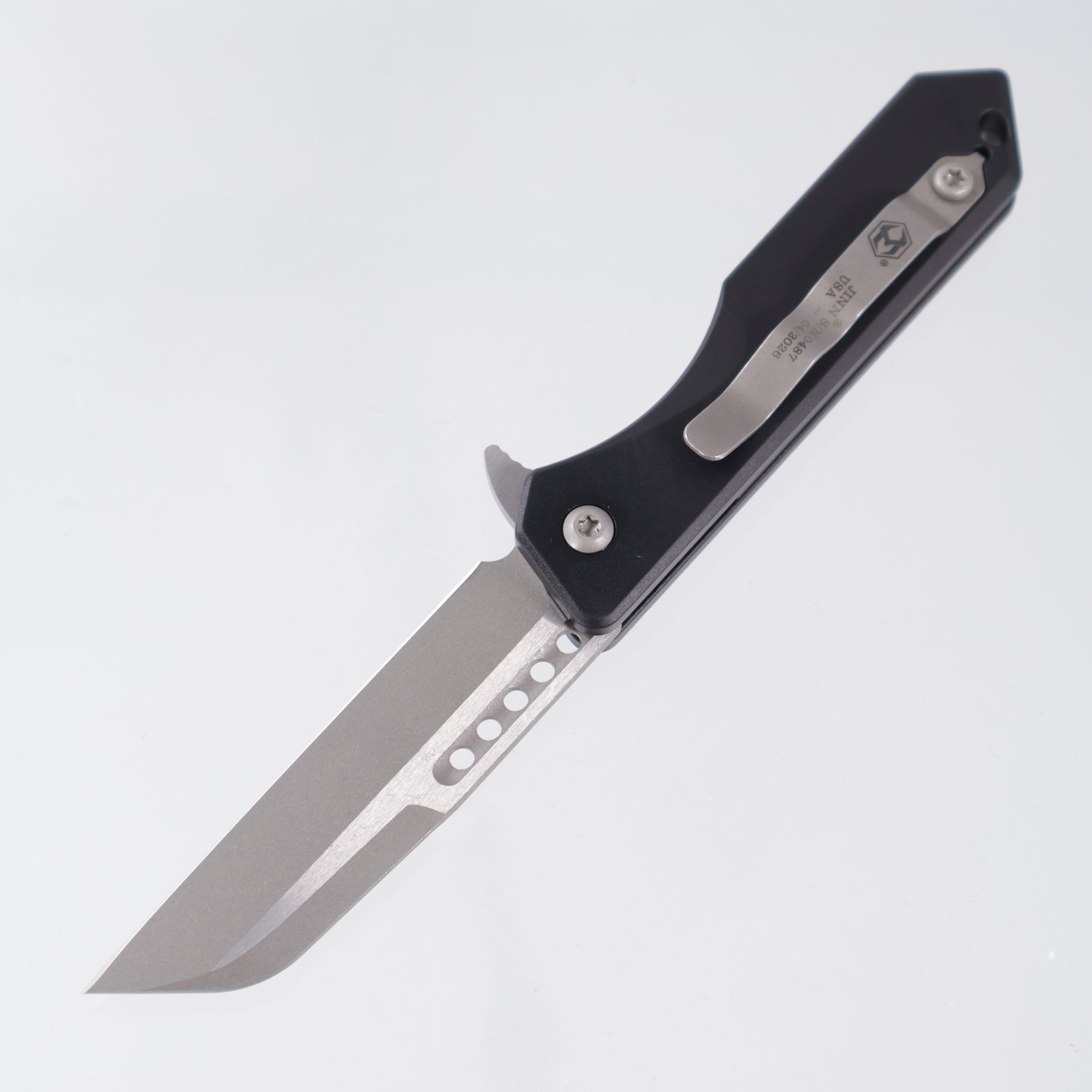 Heretic Jinn Manual - Black Aluminum - Battleworn Magnacut - H213-5A