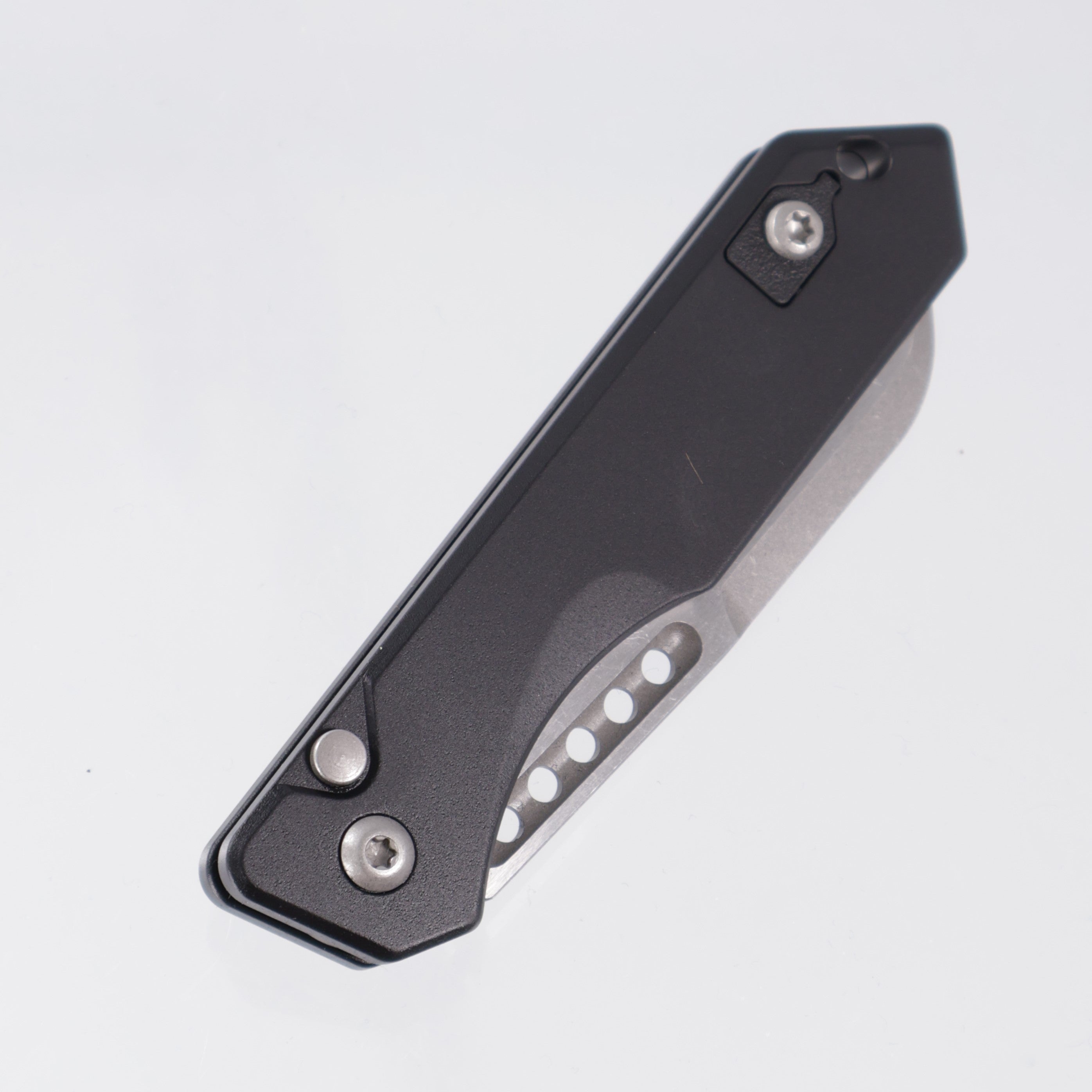 Heretic Jinn Auto - Black Aluminum - Battleworn Magnacut - H113-5A