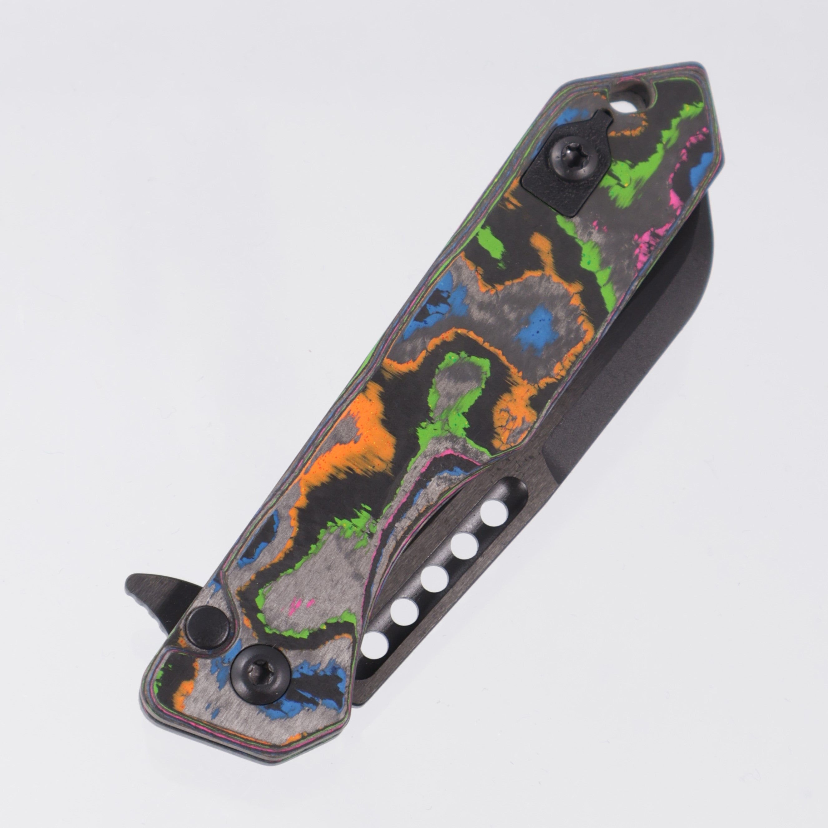 Heretic Jinn Manual - 80s Camo Carbon - DLC Magnacut - H213-6A-80CF - BROP Exclusive
