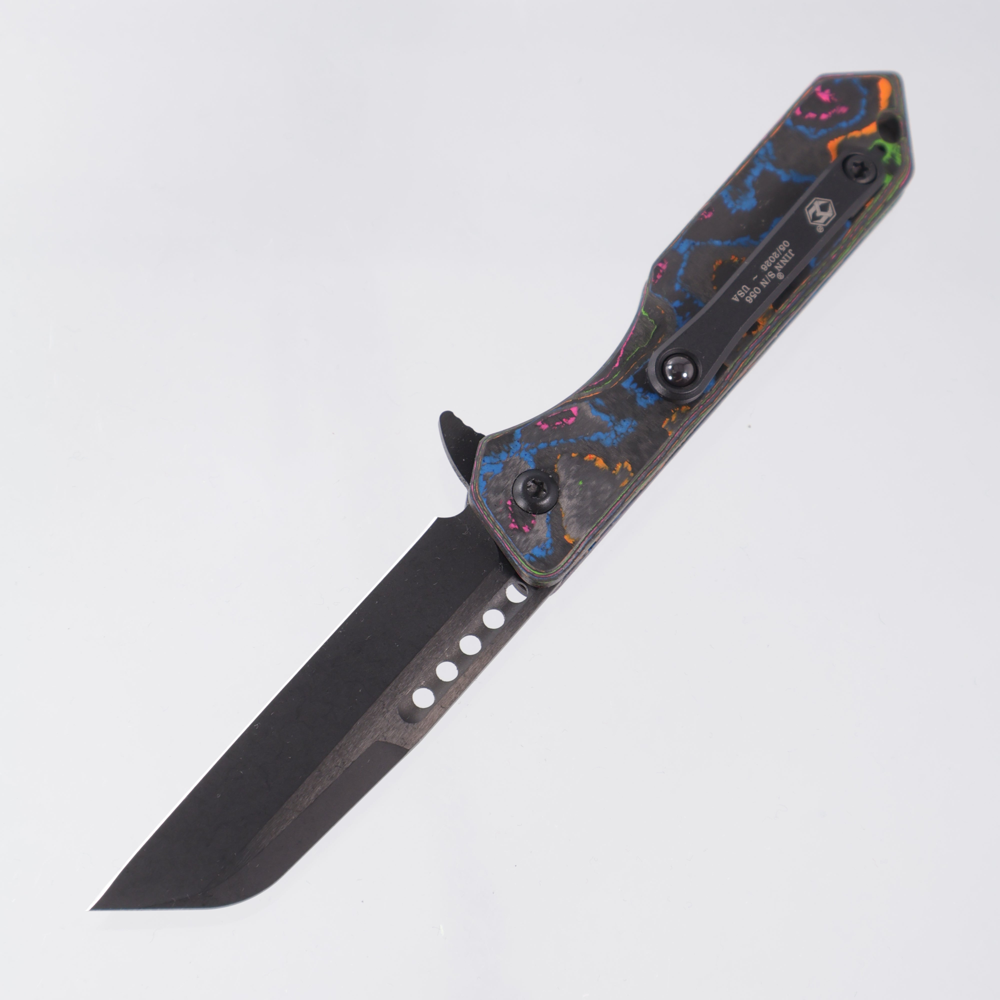 Heretic Jinn Manual - 80s Camo Carbon *Sculpted By Lishen* - DLC Magnacut - H213-6A-80CF(SC) - BROP Exclusive