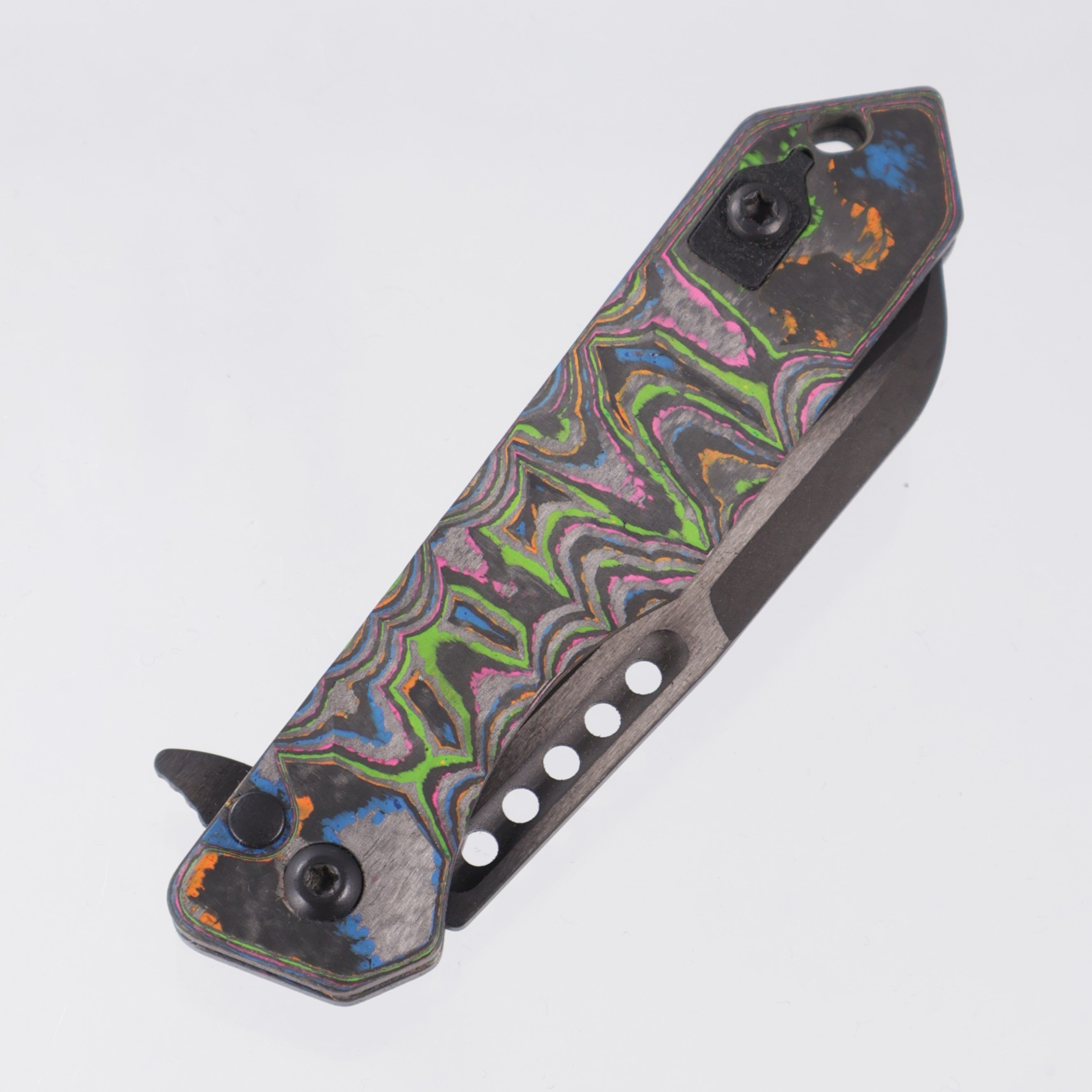 Heretic Jinn Manual - 80s Camo Carbon *Sculpted By Lishen* - DLC Magnacut - H213-6A-80CF(SC) - BROP Exclusive