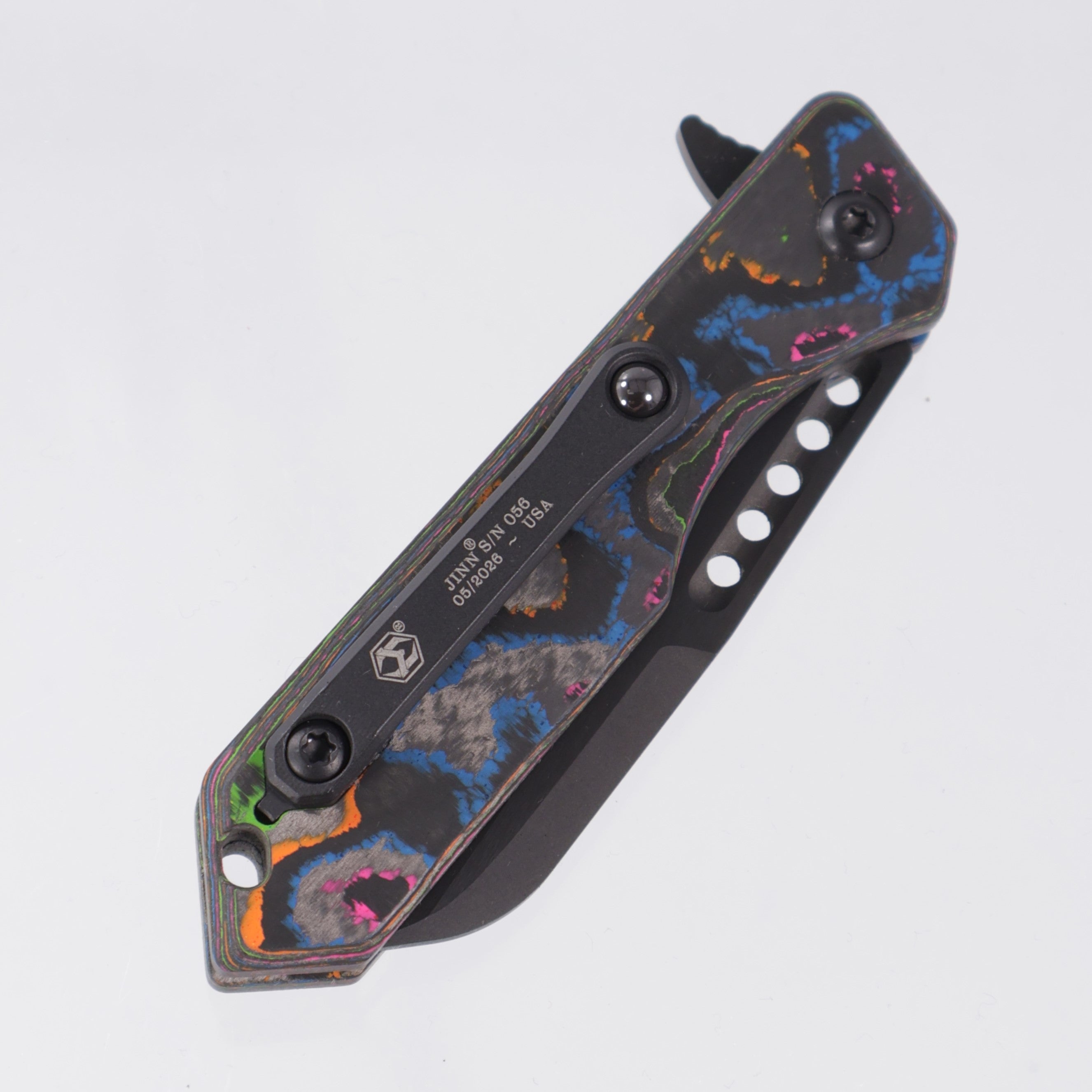 Heretic Jinn Manual - 80s Camo Carbon *Sculpted By Lishen* - DLC Magnacut - H213-6A-80CF(SC) - BROP Exclusive
