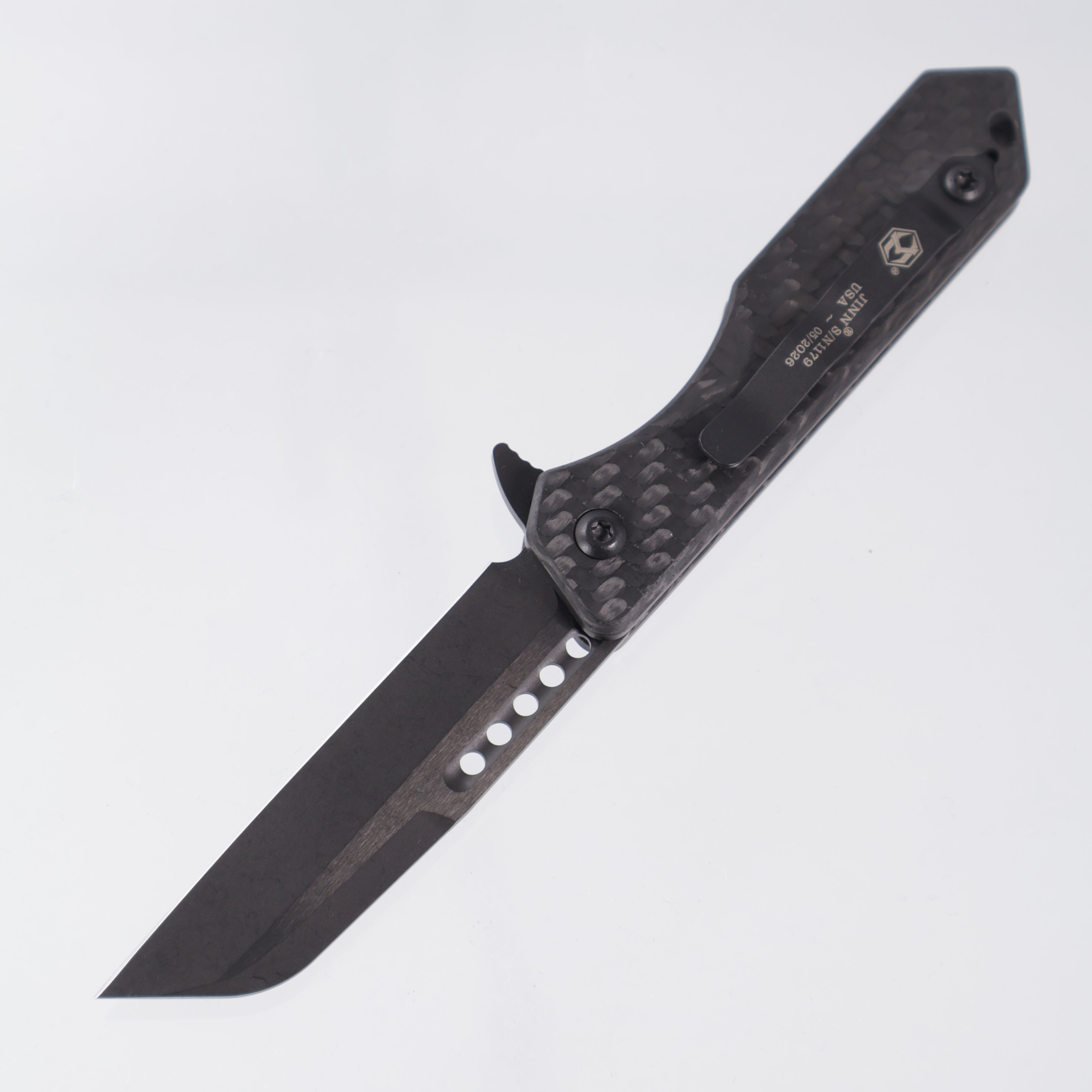 Heretic Jinn Manual - Carbon Fiber - DLC Magnacut - H213-6A-CF