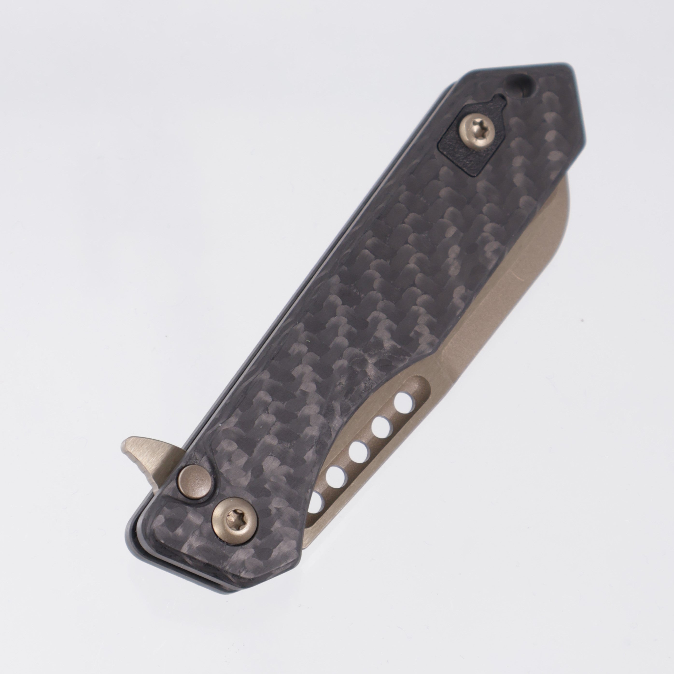 Heretic Jinn Manual - Carbon Fiber - Bronze Magancut - H213-7A-CF