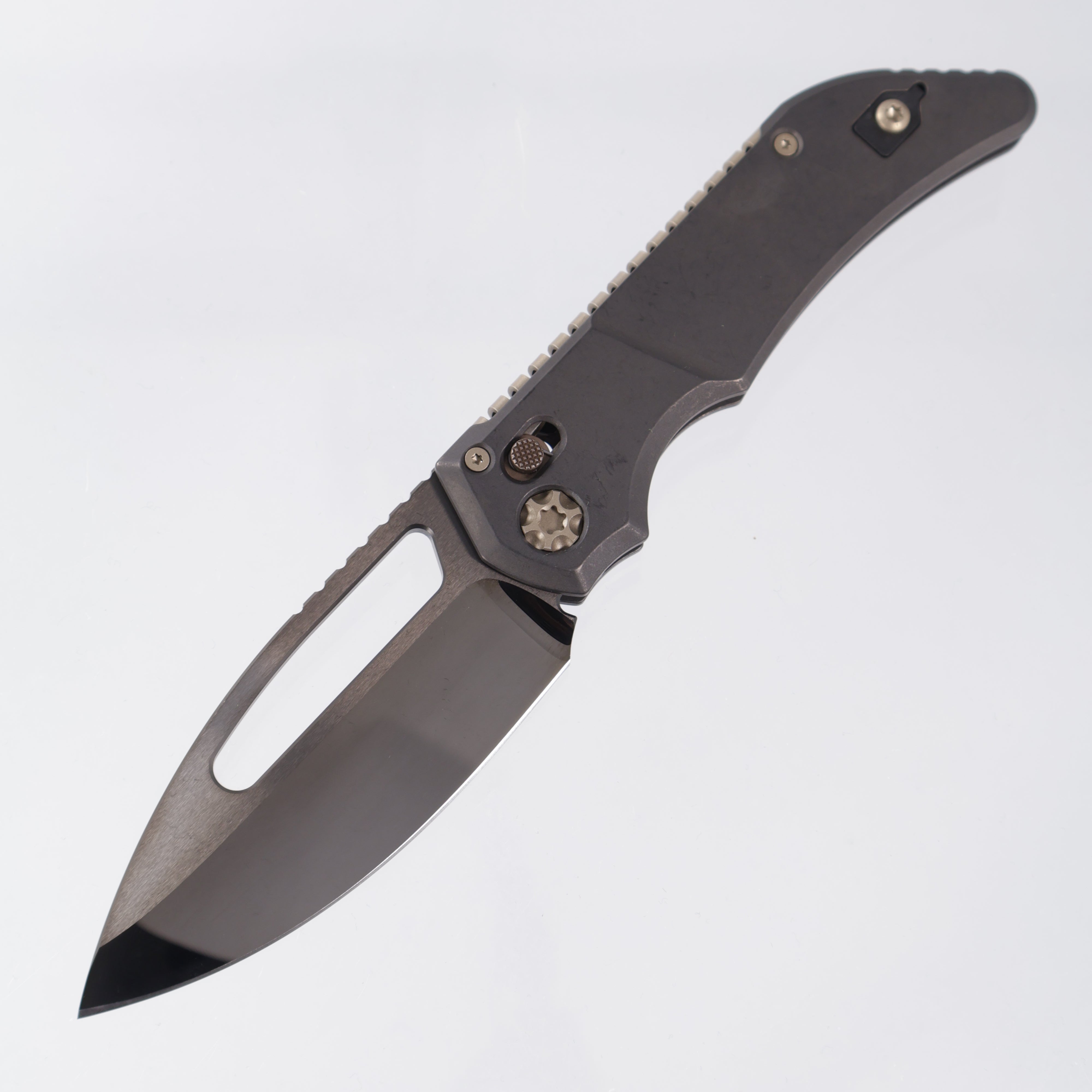 Heretic Koschei Custom - DLC Titanium Scales w/ Bronze Accents - DLC Cracked Ice M390 - 1 of 3