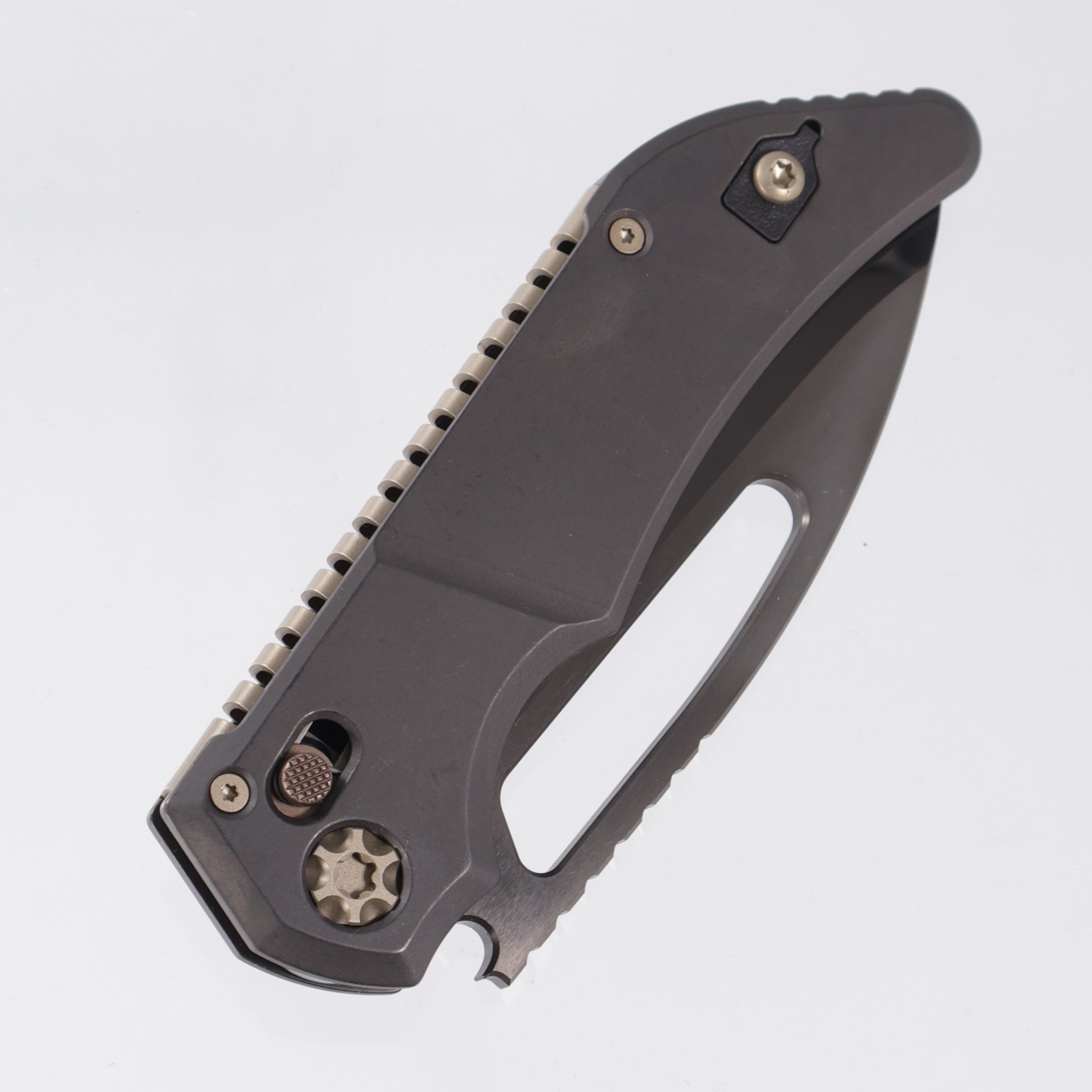 Heretic Koschei Custom - DLC Titanium Scales w/ Bronze Accents - DLC Cracked Ice M390 - 1 of 3