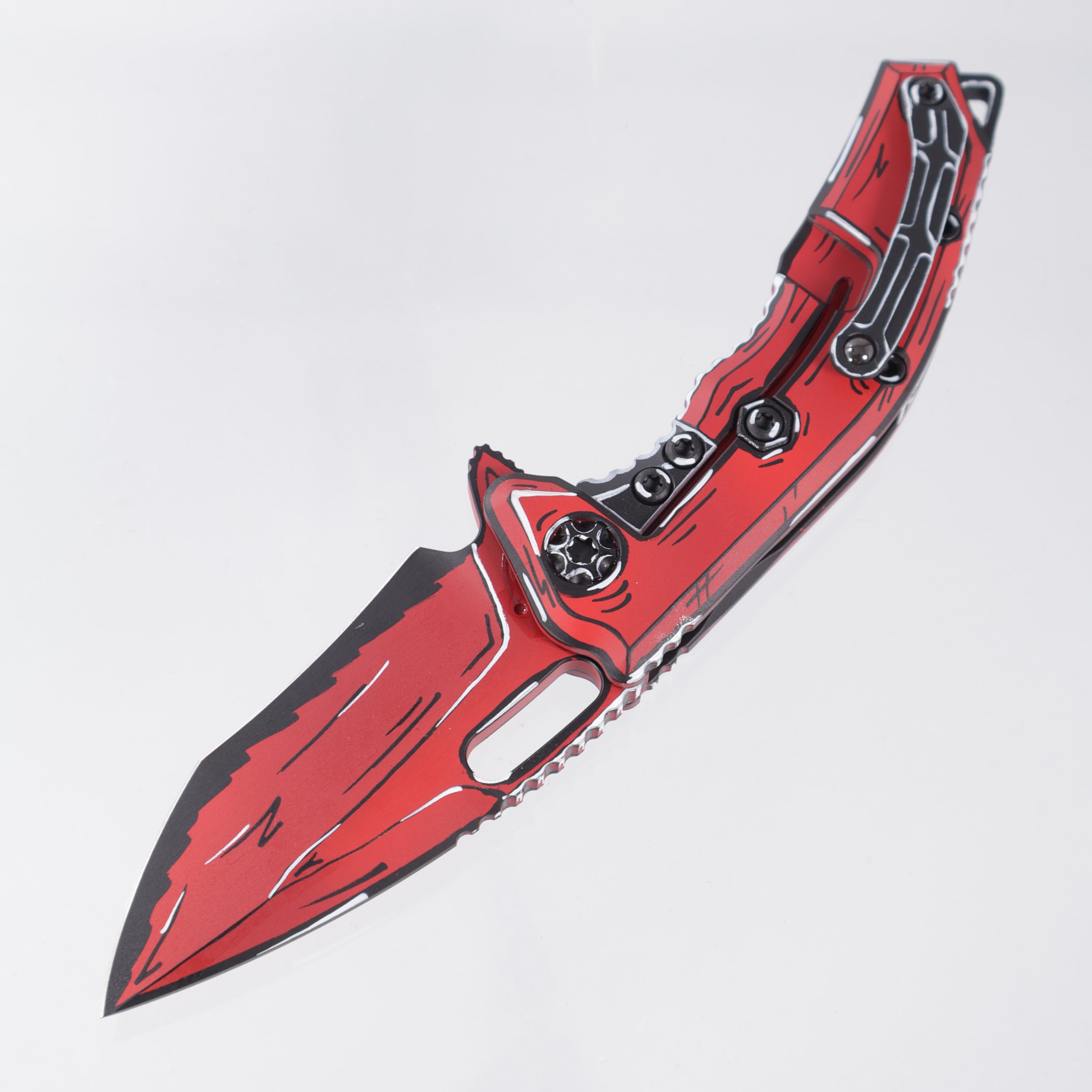 Heretic Medusa V3 Manual Recurve - Red Cel-Shade - Cerakote Magnacut - H010-CS-RD