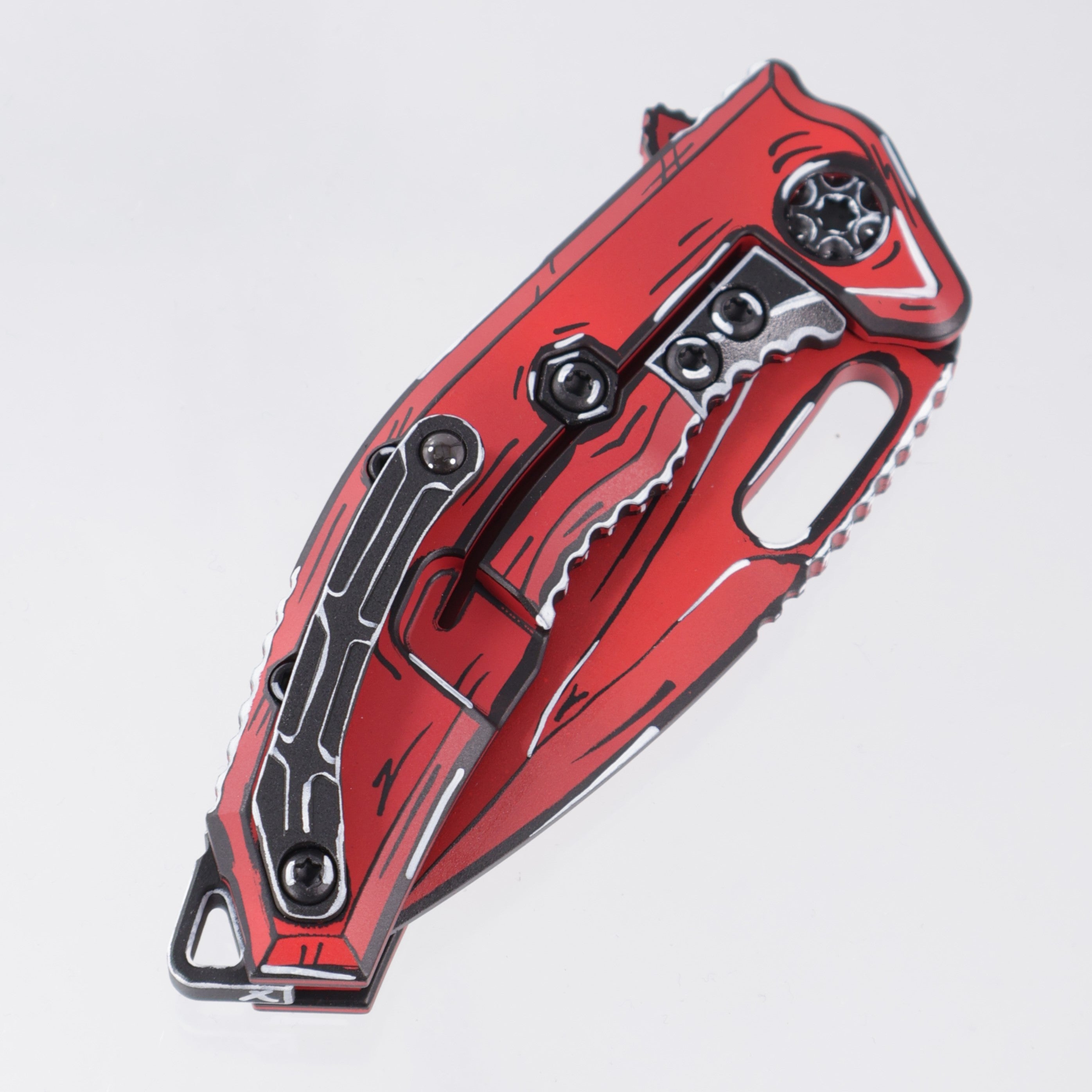 Heretic Medusa V3 Manual Recurve - Red Cel-Shade - Cerakote Magnacut - H010-CS-RD