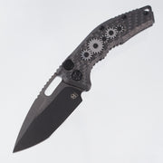 Heretic Medusa V3 Auto Tanto - Carbon Fiber Chassis w/ Polished Gears - DLC Magnacut - H011-6A-CFG