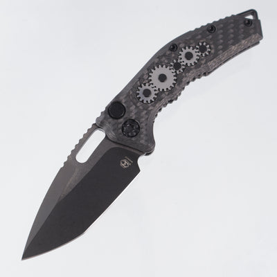 Heretic Medusa V3 Auto Tanto - Carbon Fiber Chassis w/ Polished Gears - DLC Magnacut - H011-6A-CFG