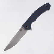 Zero Tolerance ZT 0450BLUCF - Magnacut - Blue CarbonFiber - Titanium Framelock - 0450BLUCF0876