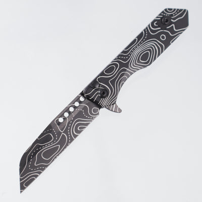 Heretic Jinn Manual - Black Topo Camo Aluminum - DLC Topo Camo Magnacut - H213-TOPO