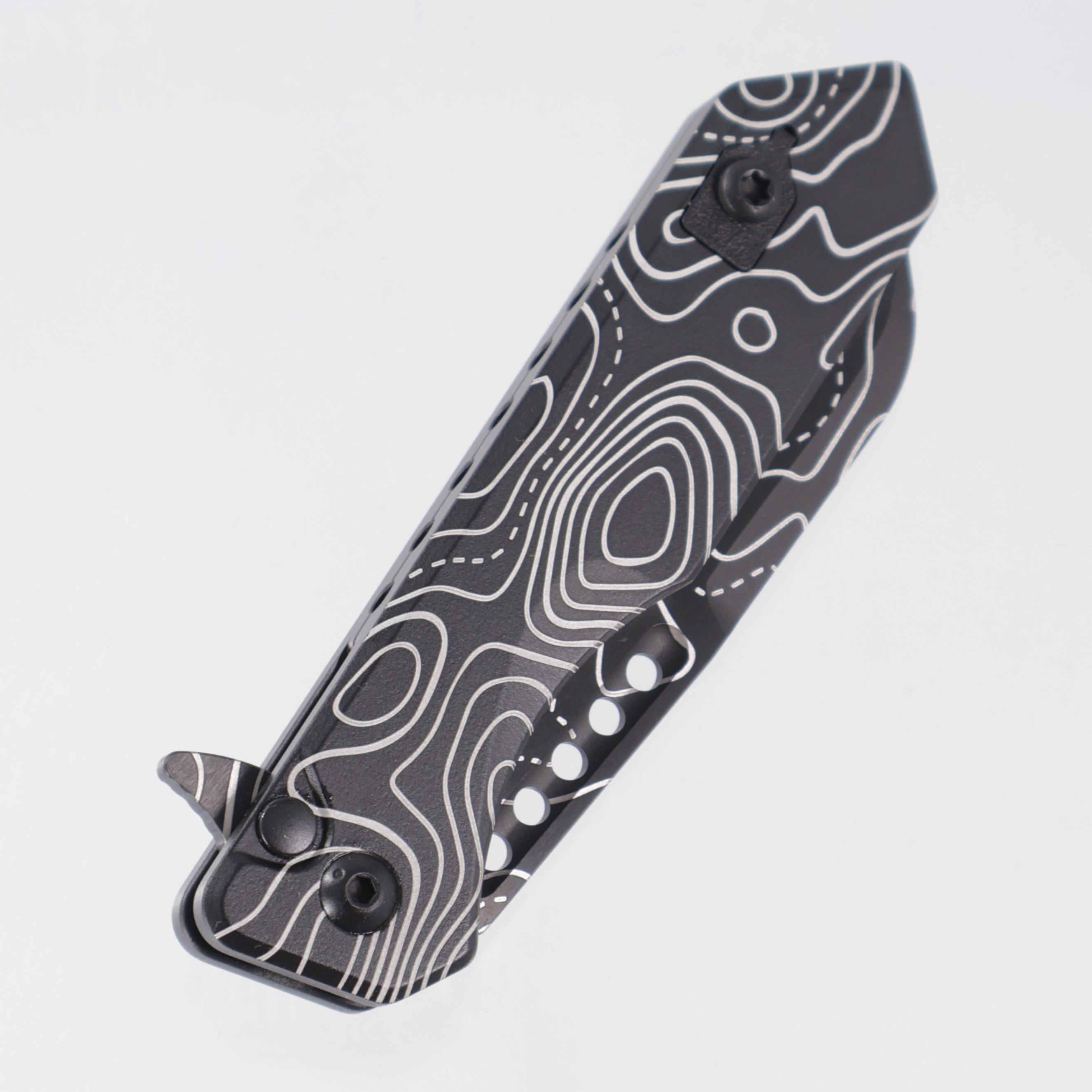 Heretic Jinn Manual - Black Topo Camo Aluminum - DLC Topo Camo Magnacut - H213-TOPO