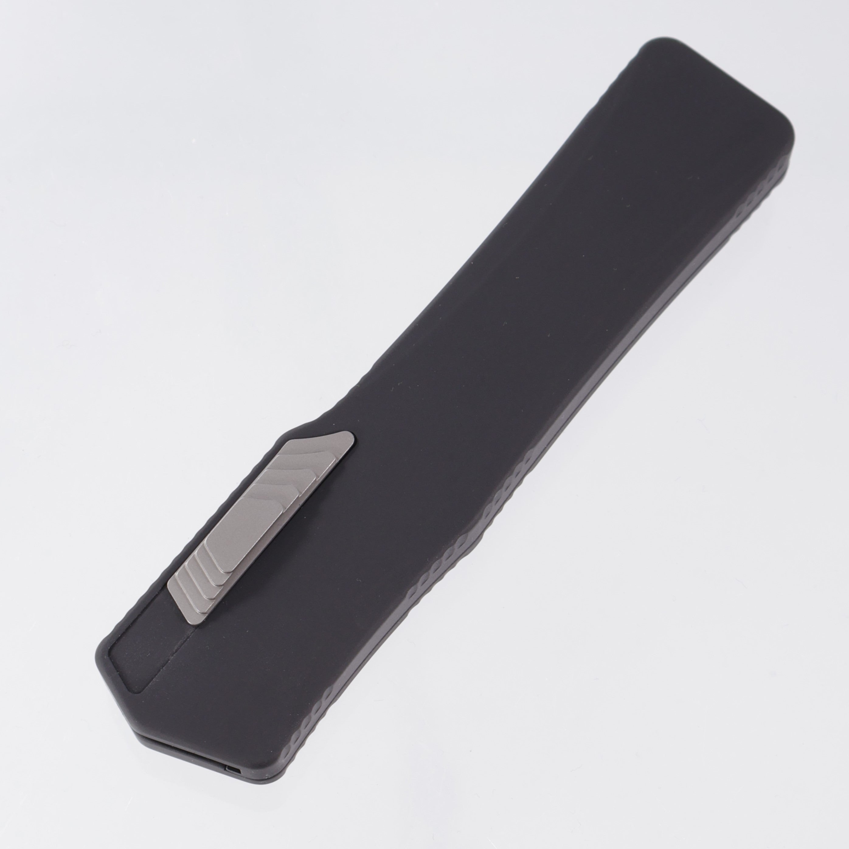 Heretic Cleric Double Edge - Black Aluminum - Stonewash 154CM - H016-2A *NEW OLD STOCK*