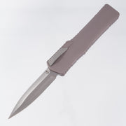 Heretic Cleric Bayonet - Gray Aluminum - Stonewash 154CM - H016B-2A-GRAY *NEW OLD STOCK*