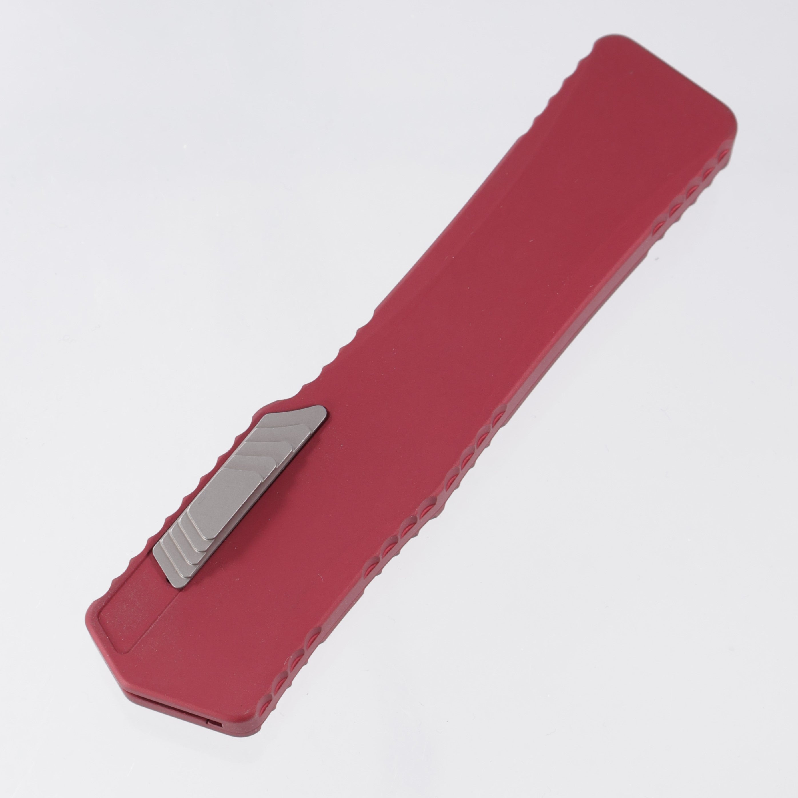 Heretic Cleric Double Edge - Red Aluminum - Stonewash 154CM - H016-2A-RED *NEW OLD STOCK*