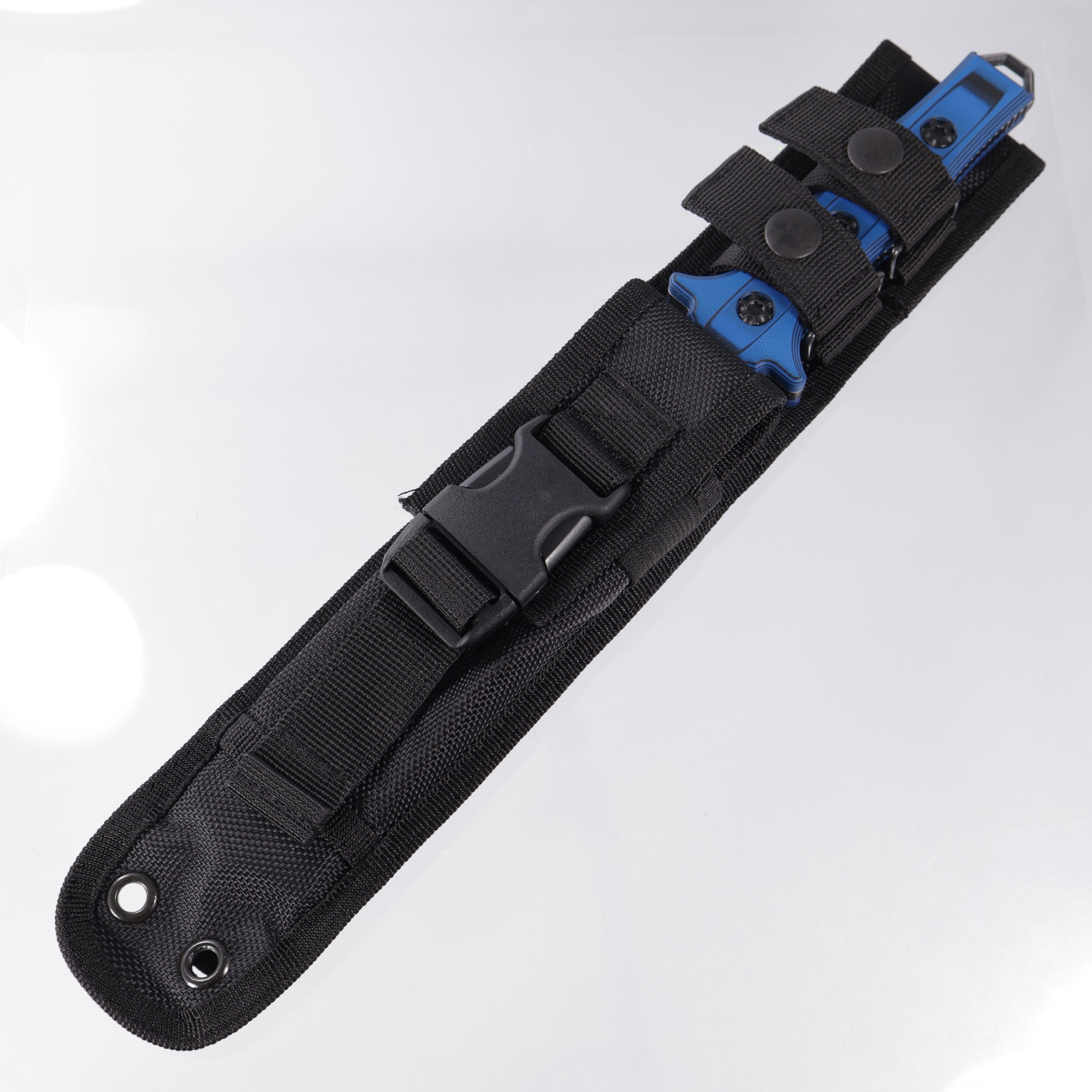 Heretic Nephilim - Blue & Black G10 - Battle Black Full Serrate Elmax - H003-8C-BLUBLK