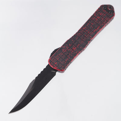 Heretic Manticore E Bowie - Breakthrough Red Aluminum - DLC Magnacut - H026BF-6A-BRKRED *PRE-OWNED*