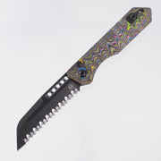 Heretic Jinn Auto - Sculpted 80s Camo Carbon - DLC Full Serrate Magnacut - H113-6C-80CF - BROP Exclusive