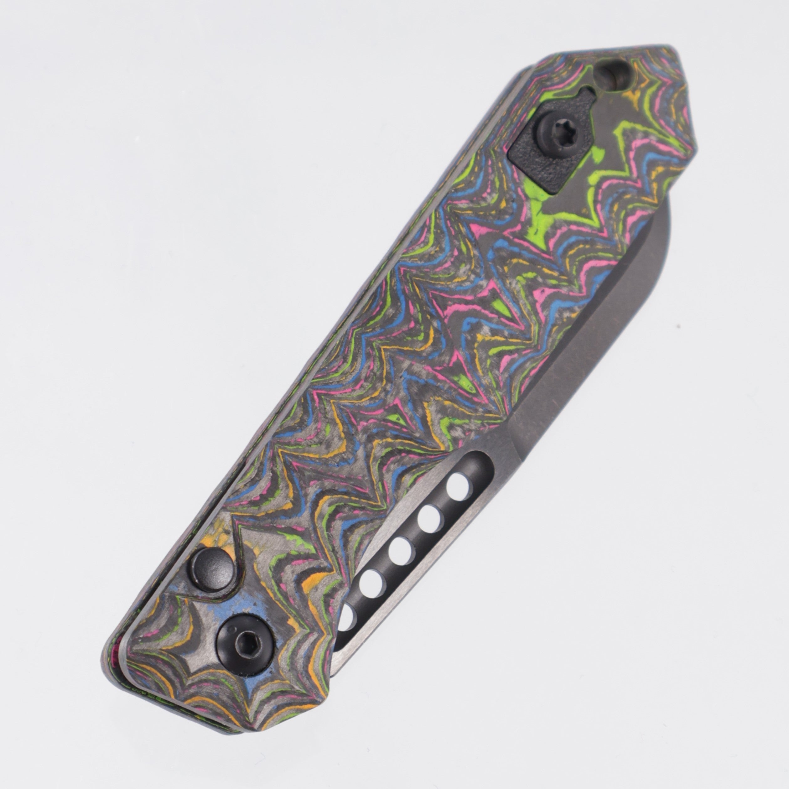 Heretic Jinn Auto - Sculpted 80s Camo Carbon - DLC Full Serrate Magnacut - H113-6C-80CF - BROP Exclusive