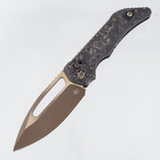 Heretic Koschei - Marbled Carbon Fiber Scales - Bronze Magnacut - H061-7A-MCF