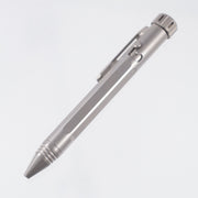 Hightron HP01G Vortron Bolt Action Pen - Sandblast Titanium w/ Fidget Spinner