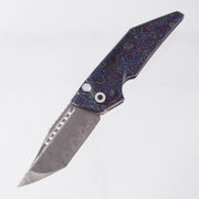 Hypercut Dharma Auto Full Dress - Black Timascus Scales - Mike Norris Damascus - Zirconium Pivot w/ Mother Of Pearl inlays & Zirconium Clip - S/N: 0041
