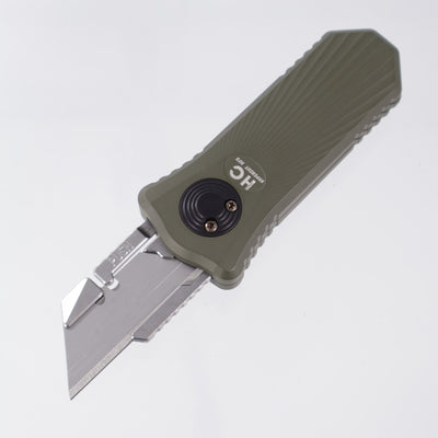 Hypercut x Paragon Oracle Gravity Razor - OD Green Cerakote Starburst Aluminum w/ Bronze Accents