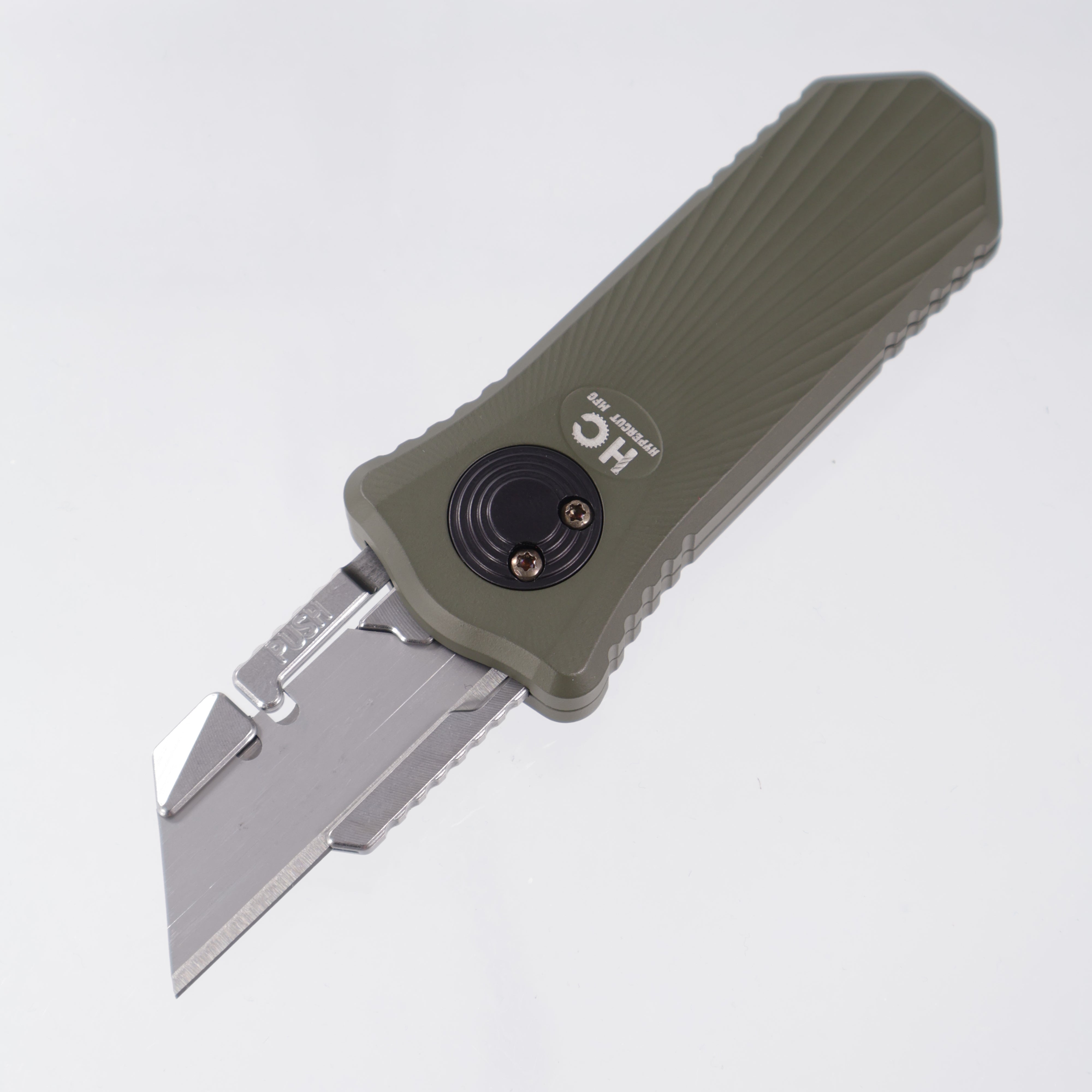 Hypercut x Paragon Oracle Gravity Razor - OD Green Cerakote Starburst Aluminum w/ Bronze Accents