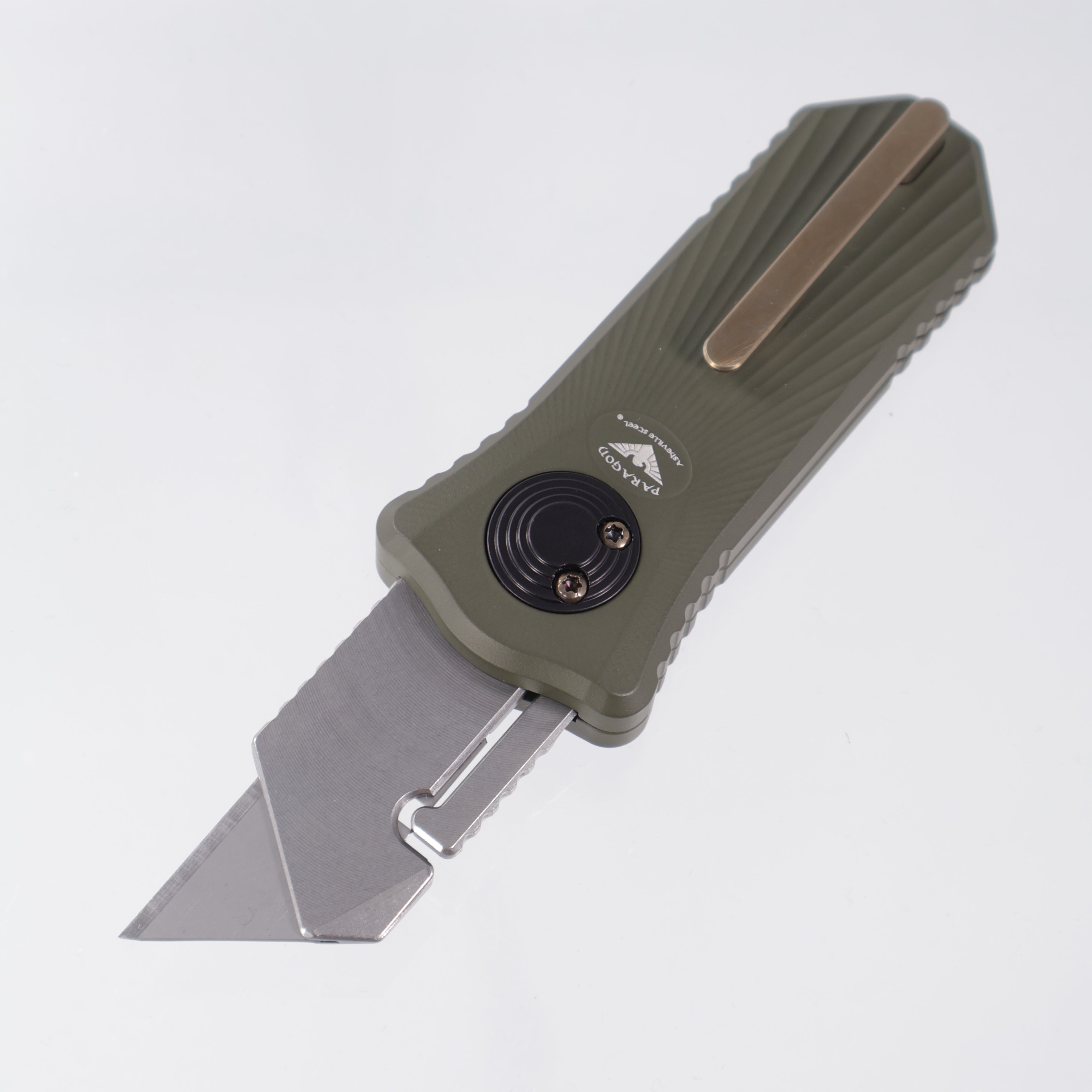 Hypercut x Paragon Oracle Gravity Razor - OD Green Cerakote Starburst Aluminum w/ Bronze Accents