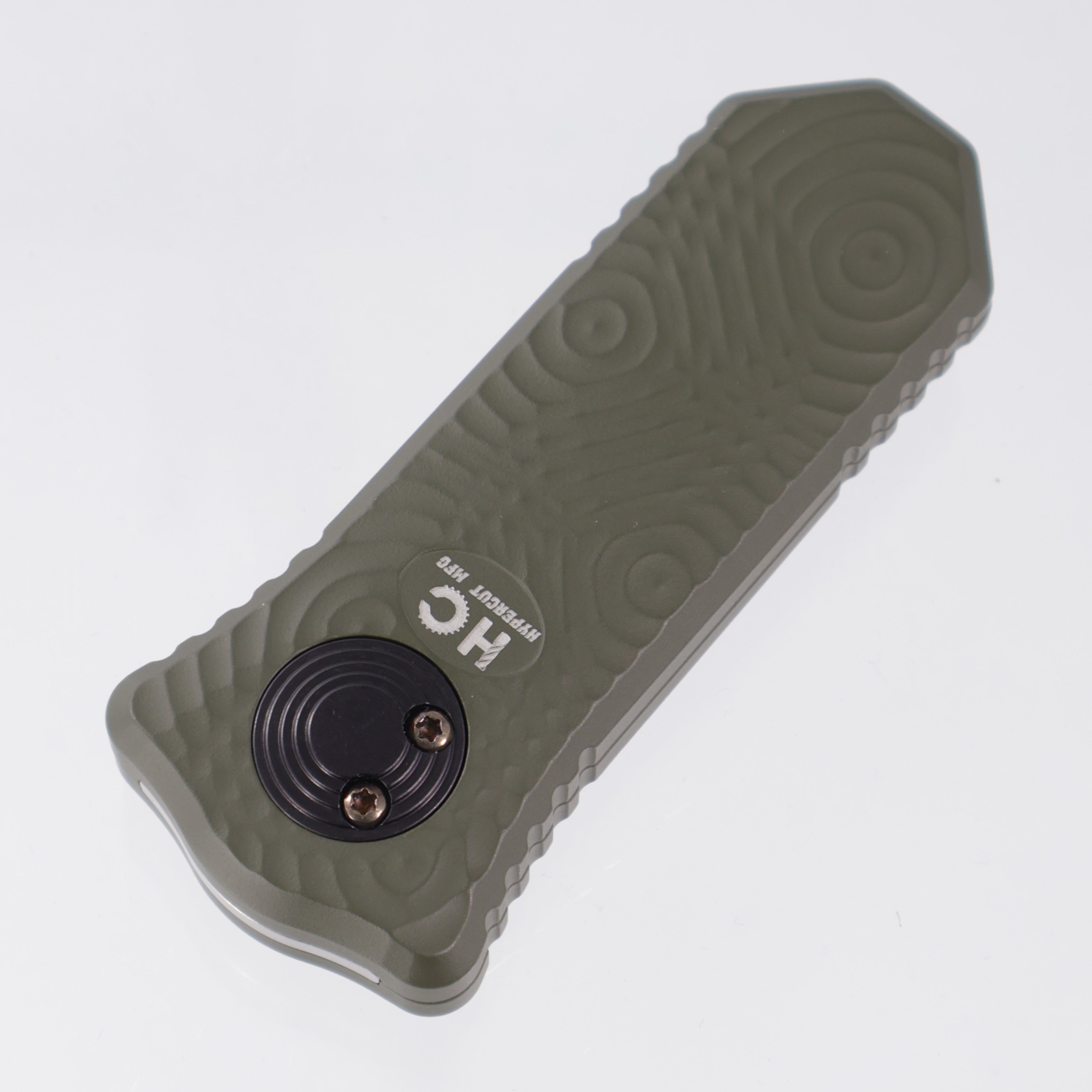 Hypercut x Paragon Oracle Gravity Razor - OD Green Cerakote Raindrop Aluminum w/ Bronze Accents