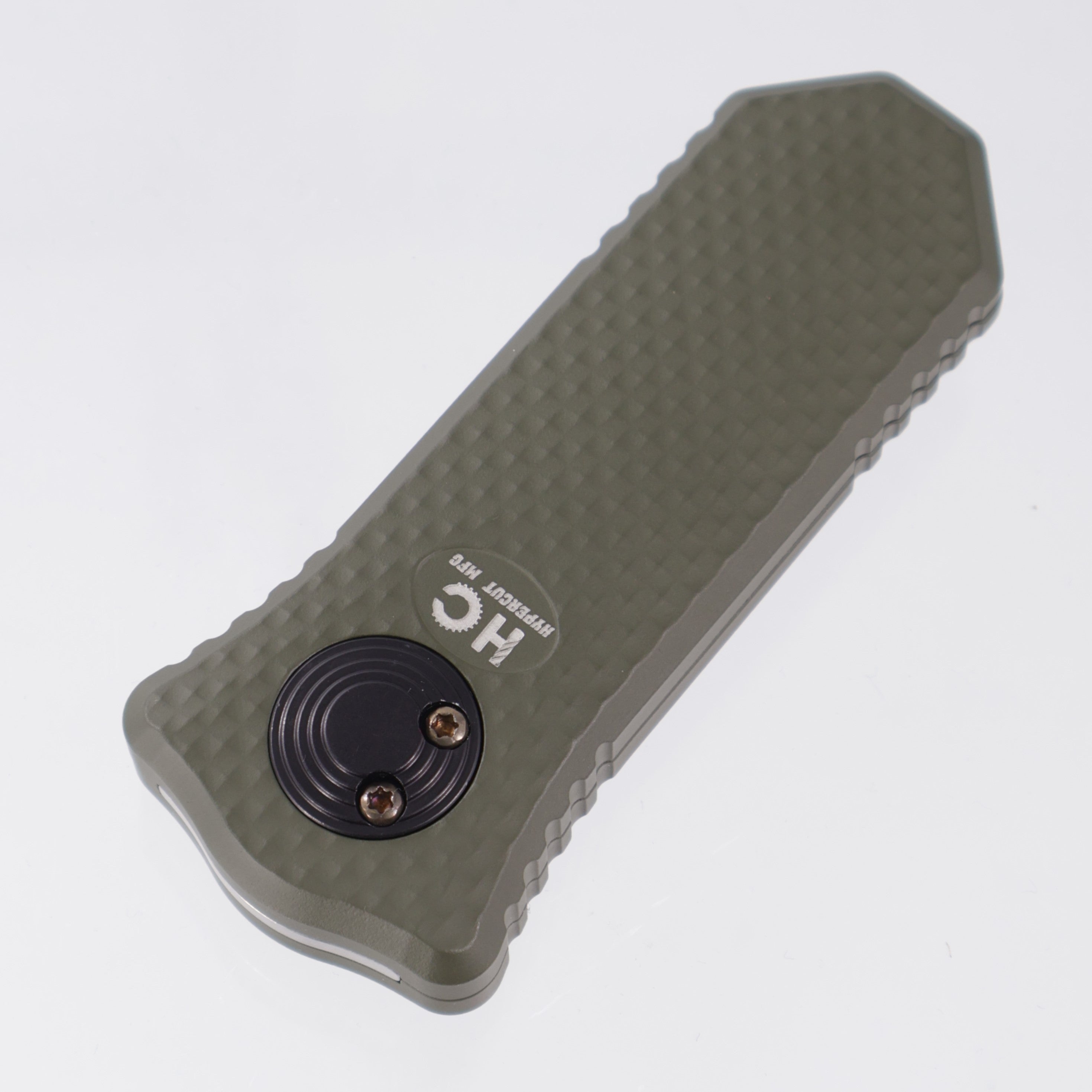 Hypercut x Paragon Oracle Gravity Razor - OD Green Cerakote Crosshatch Aluminum w/ Bronze Accents