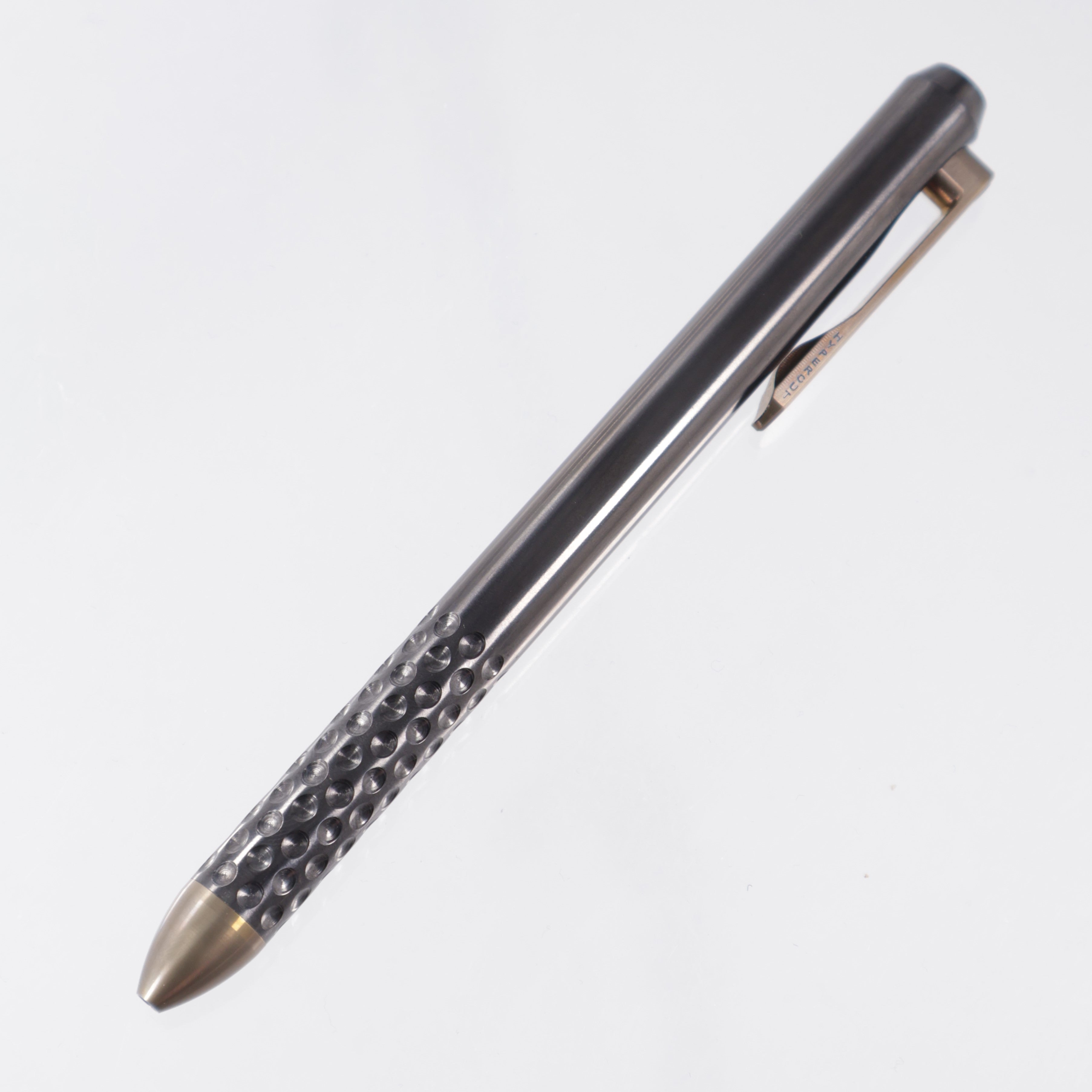 Hypercut Nackt Bolt Action Pen - Zirconium / Bronze Titanium