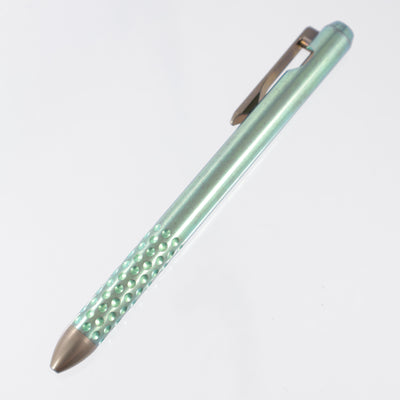 Hypercut Nackt Bolt Action Pen - Green Titanium / Bronze Titanium
