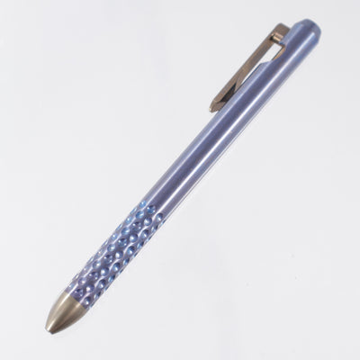 Hypercut Nackt Bolt Action Pen - Blue Titanium / Bronze Titanium