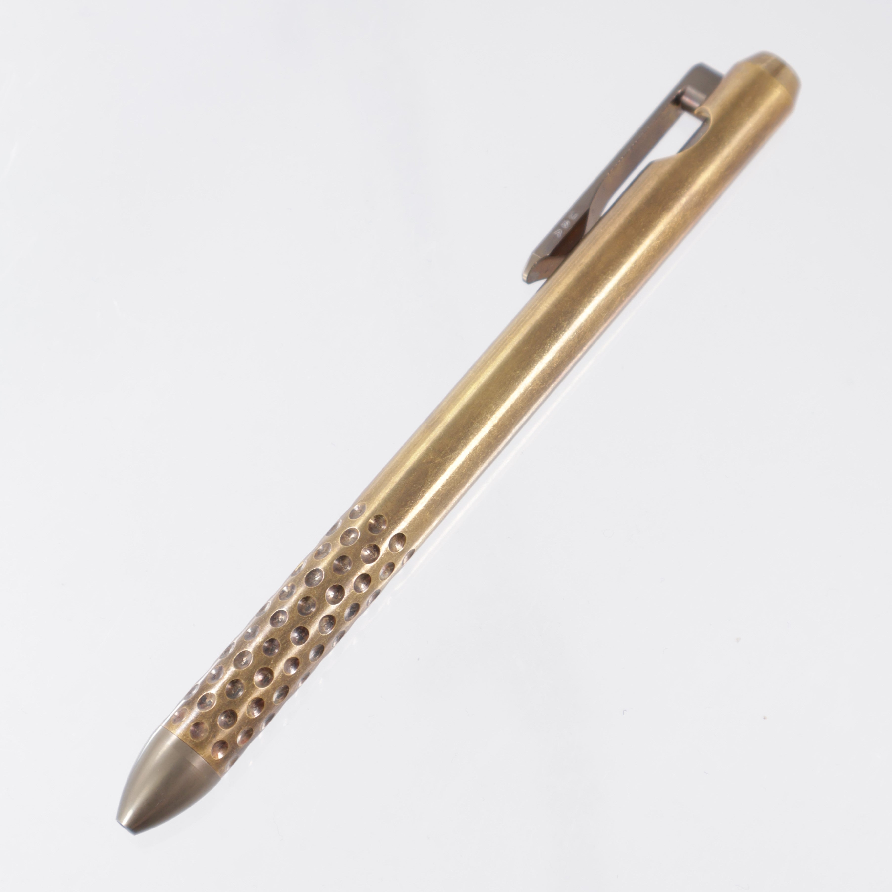 Hypercut Nackt Bolt Action Pen - Brass / Bronze Titanium