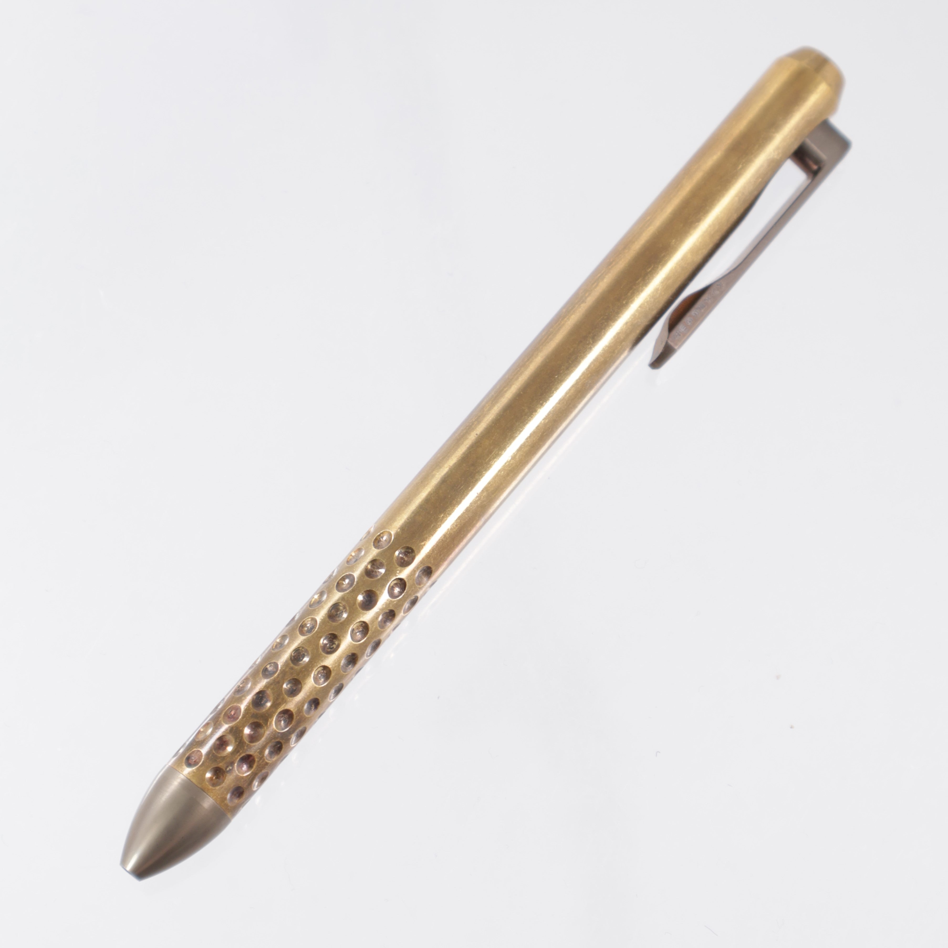 Hypercut Nackt Bolt Action Pen - Brass / Bronze Titanium