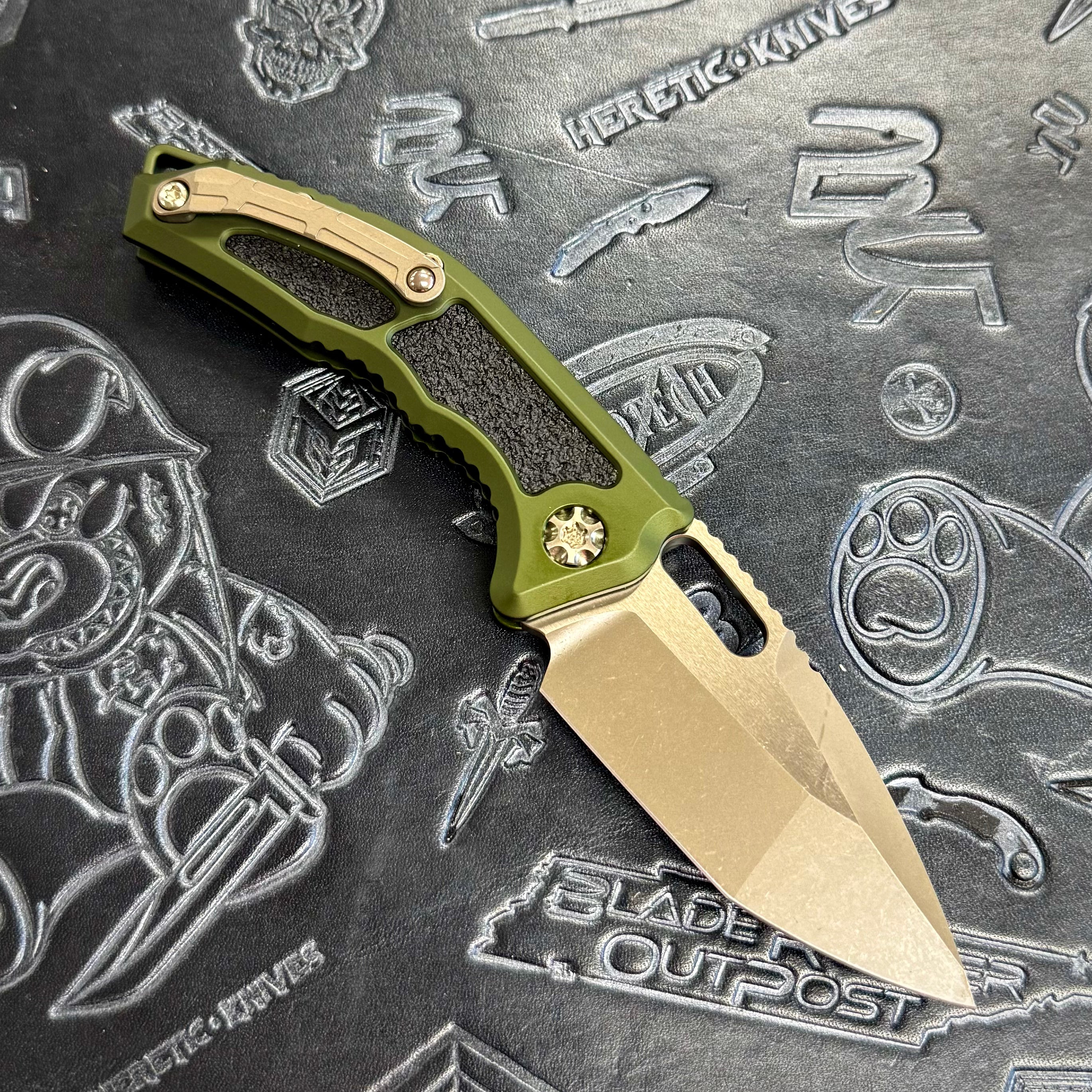 Heretic Medusa auto OD Green & Bronze H011-7A-GRN