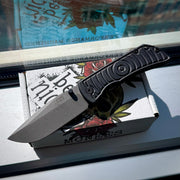 McNees Knives PM Mac 2 3.5” Gen2 Drop Point - Blackout Shockwave