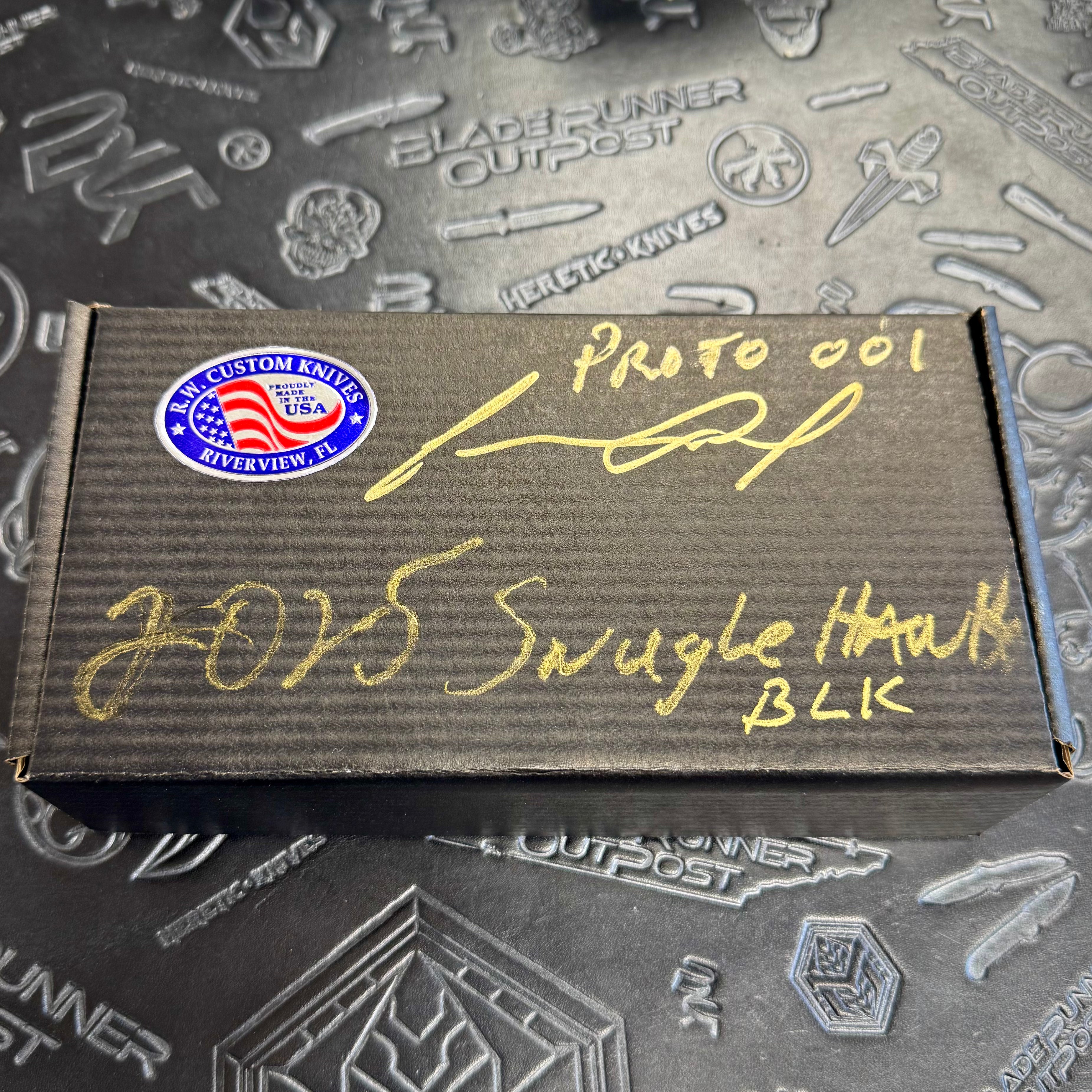 Reese Weiland x Todd Smith SnuggleHawk Proto 001 - Black - Black/Rockgrind Nitro-V